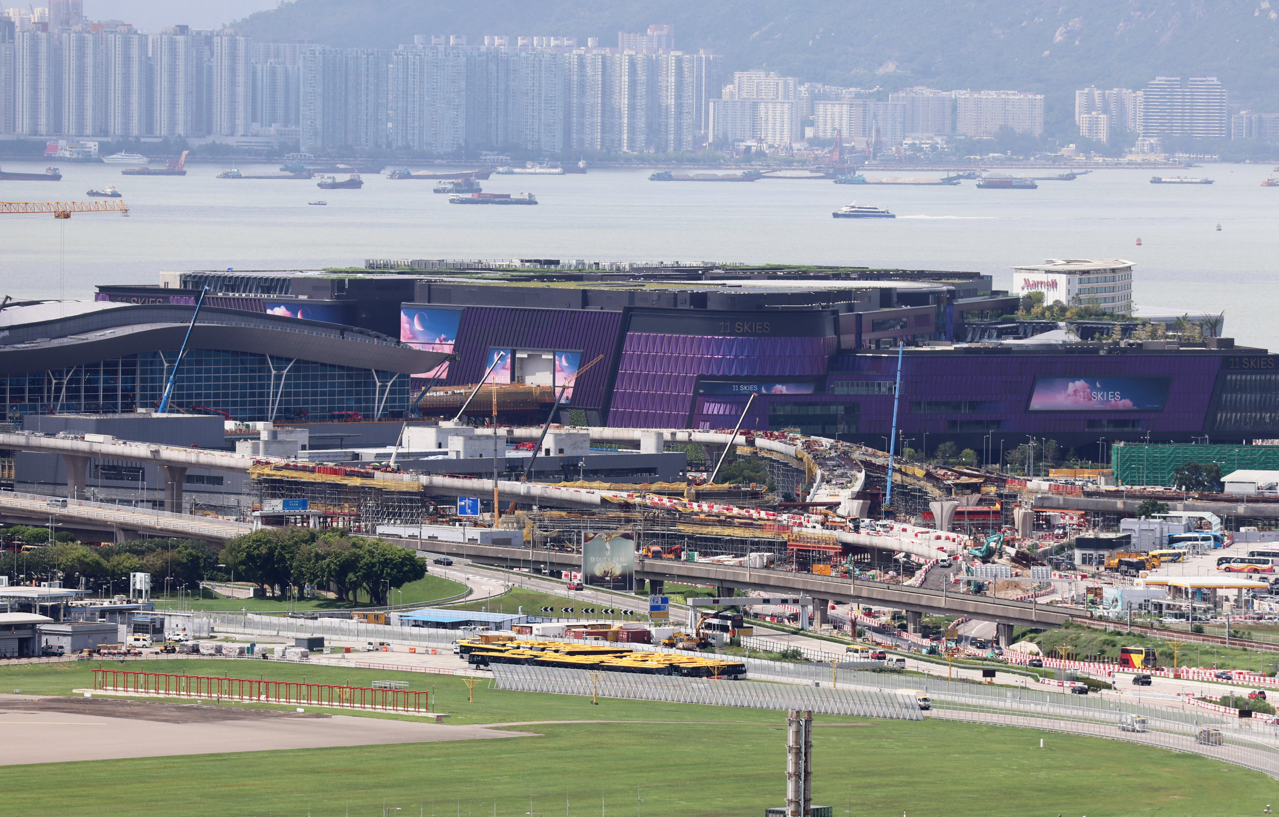 The Airport City project includes 11 SKIES, an integrated retail, dining and entertainment complex scheduled to open in phases from the second half of 2025. Photo: Jelly Tse