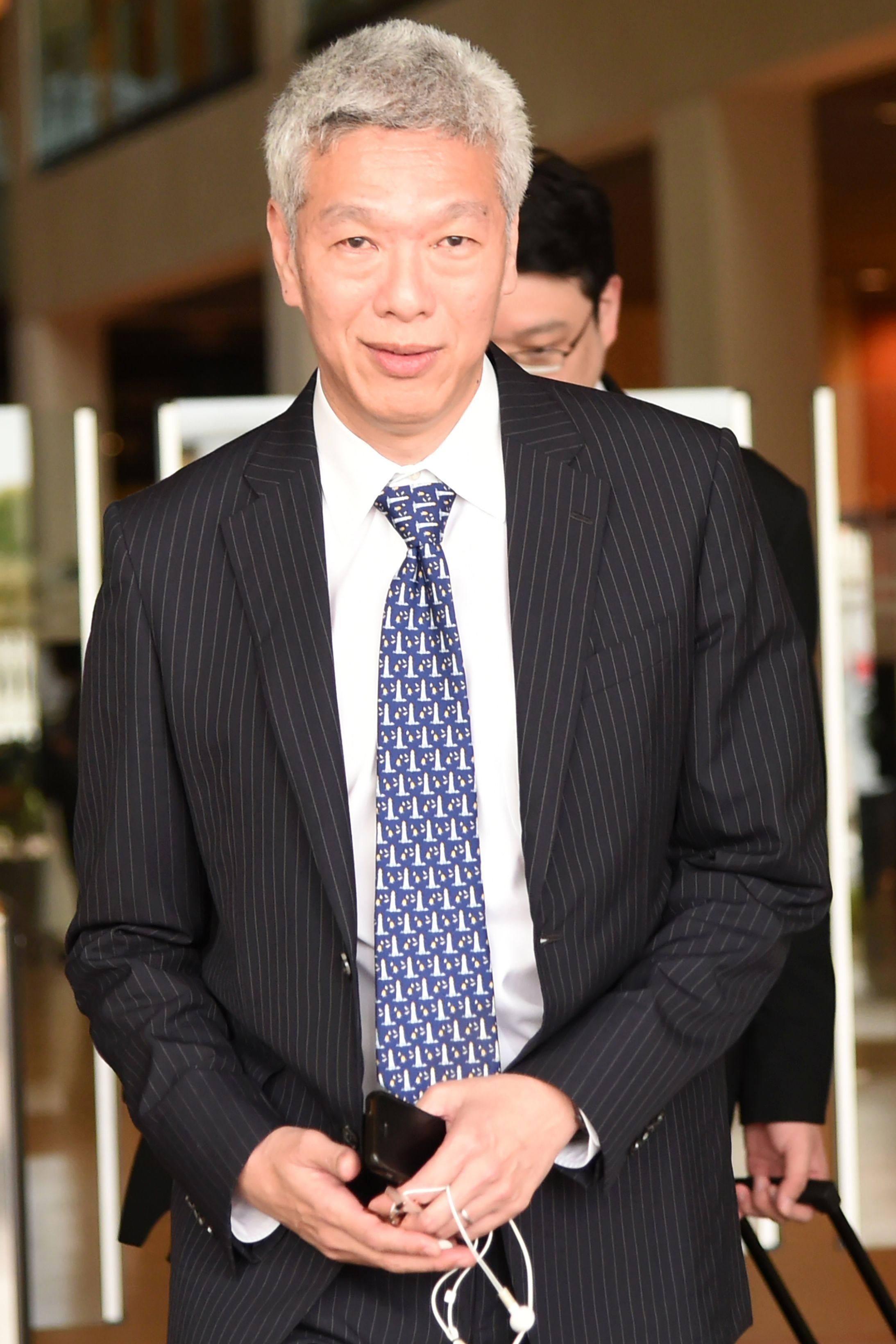 Lee Hsien Yang, younger brother of then Singapore’s prime minister Lee Hsien Loong, leaving the supreme court in Singapore in 2017. Photo: AFP