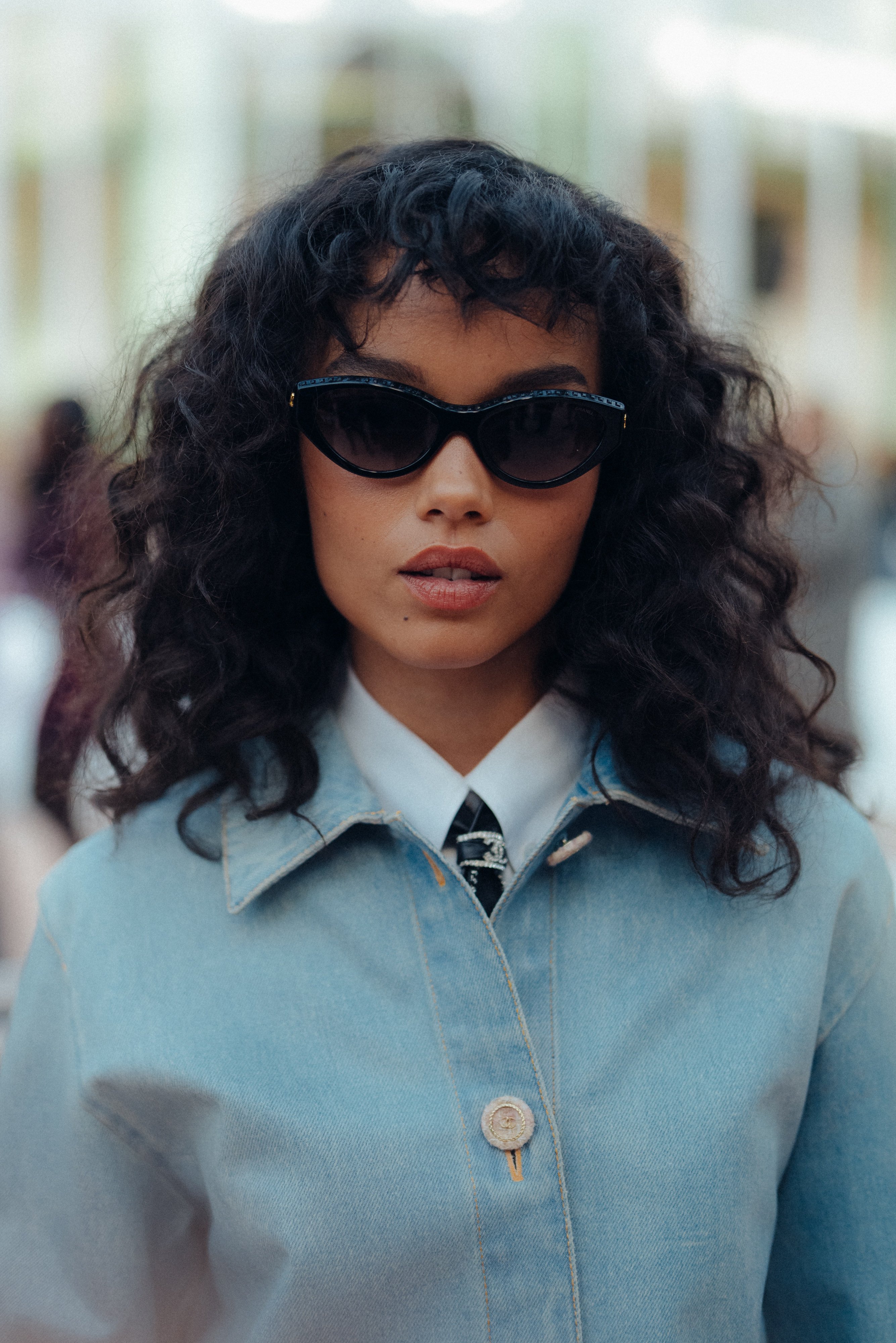 Whitney Peak at the Chanel spring/summer 2025 show in Paris, on October 1. Photos: Handout