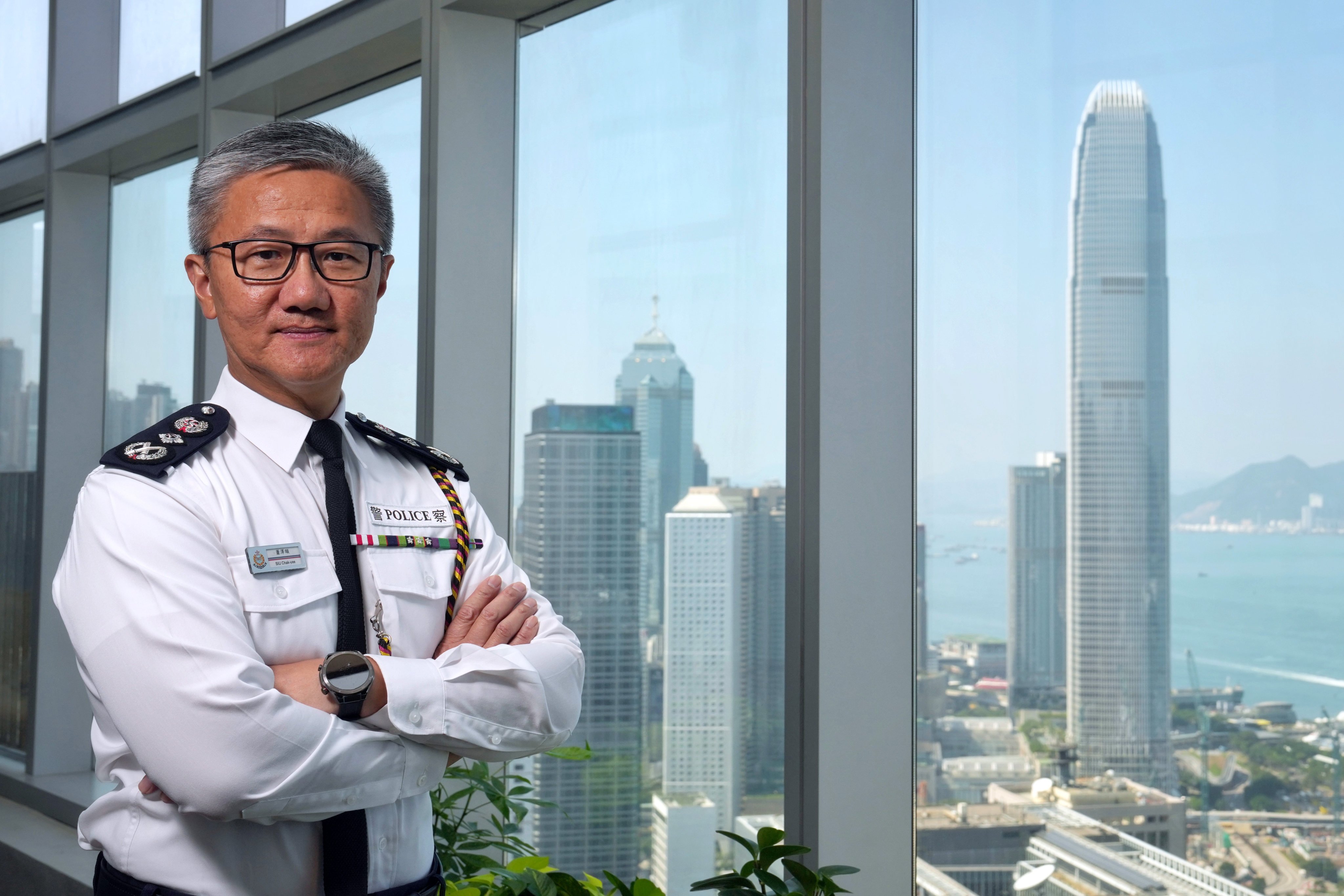 Commissioner of Police Raymond Siu at the force’s headquarters in Wan Chai. Photo: Elson Li