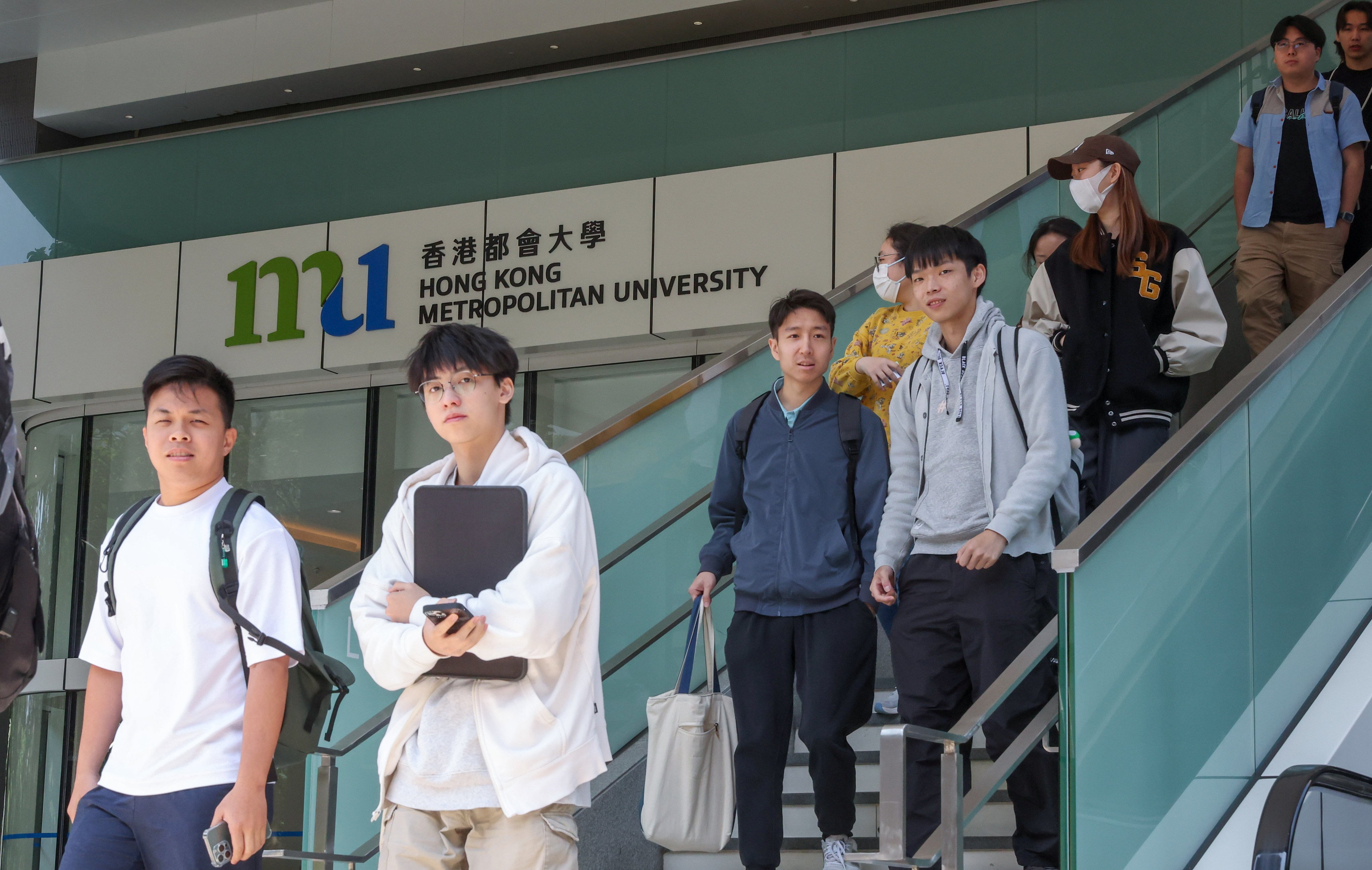 Hong Kong Metropolitan University in Ho Man Tin. While self-financing institutions face a cap on the intake of students from the mainland, Macau and Taiwan, no such restrictions are in place for the admission of students from other places.
Photo: Edmond So