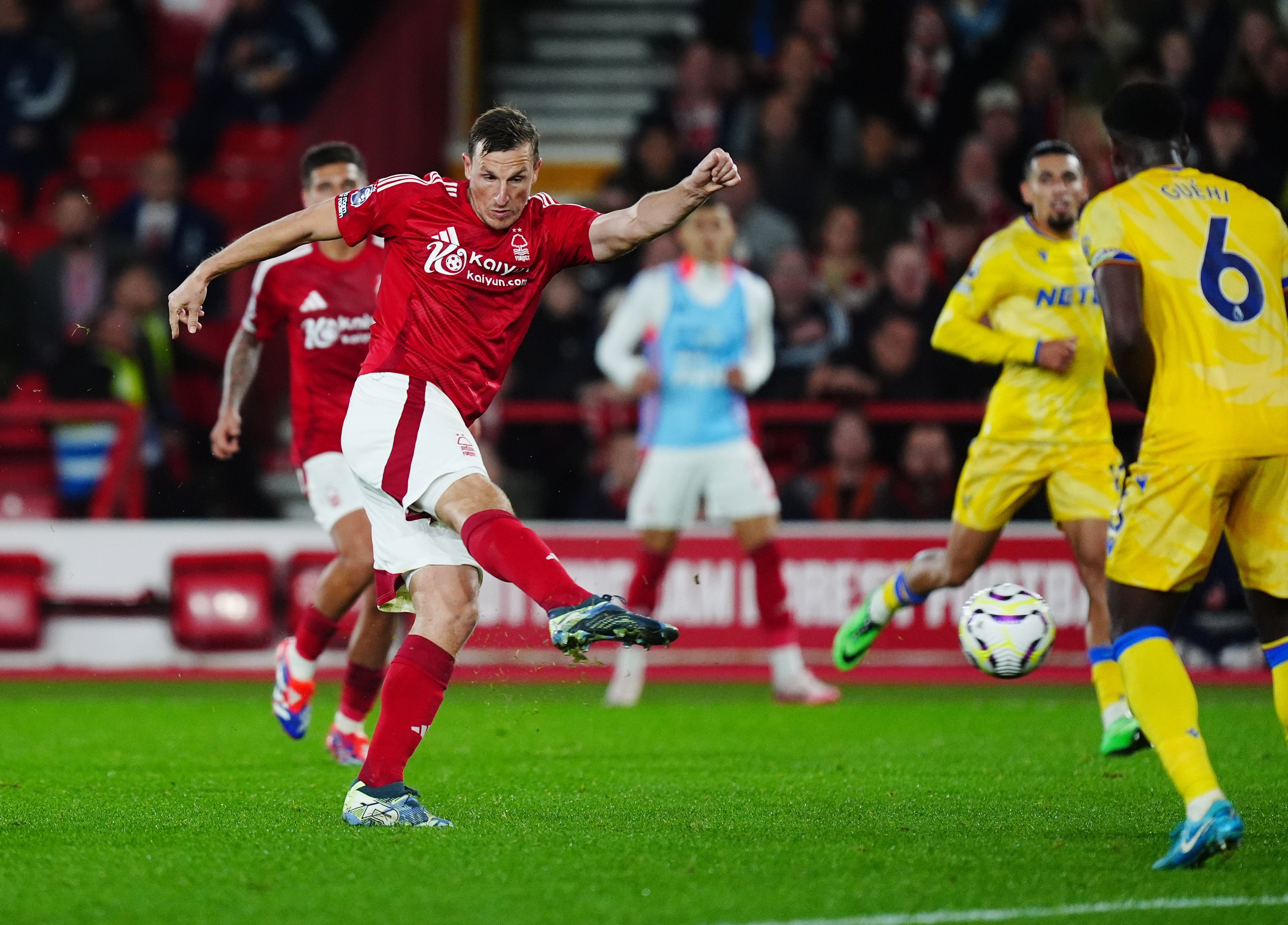 Nottingham Forest striker Chris Wood’s 65th-minute goal in the 1-0 win over Crystal Palace saved the writer from finishing Gameweek 8 with an embarrassing 12 points. Photo: dpa