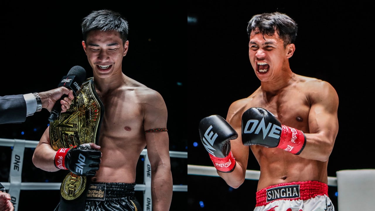 Tawanchai PKSaenchaigym (left) and Superbon Singha Mawynn will meet again at ONE 170 in December.