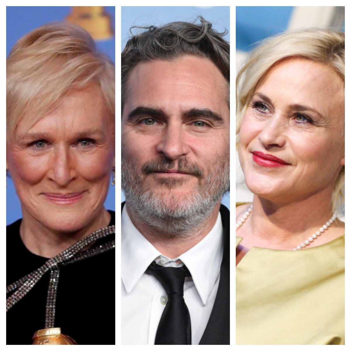 A surprising number of Hollywood stars survived cults, including Glenn Close, Joaquin Phoenix and Patricia Arquette. Photos: Reuters, Invision/AP, BFA.com