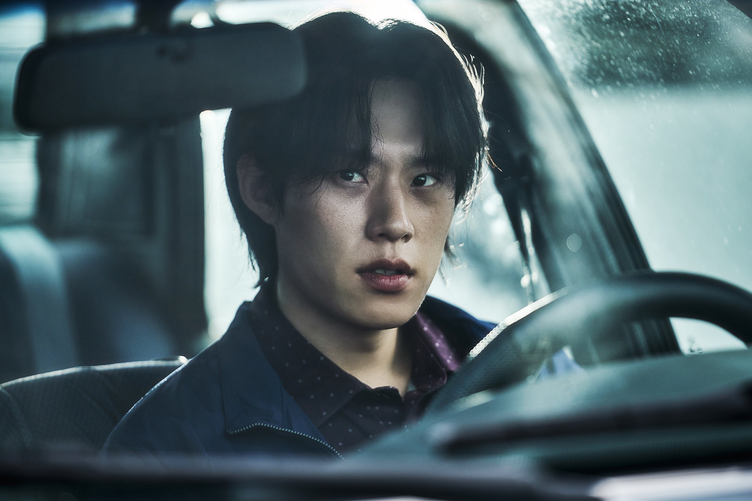 Kim Sung-cheol as Jung Jin-su in a still from Hellbound season two. Photo: Netflix