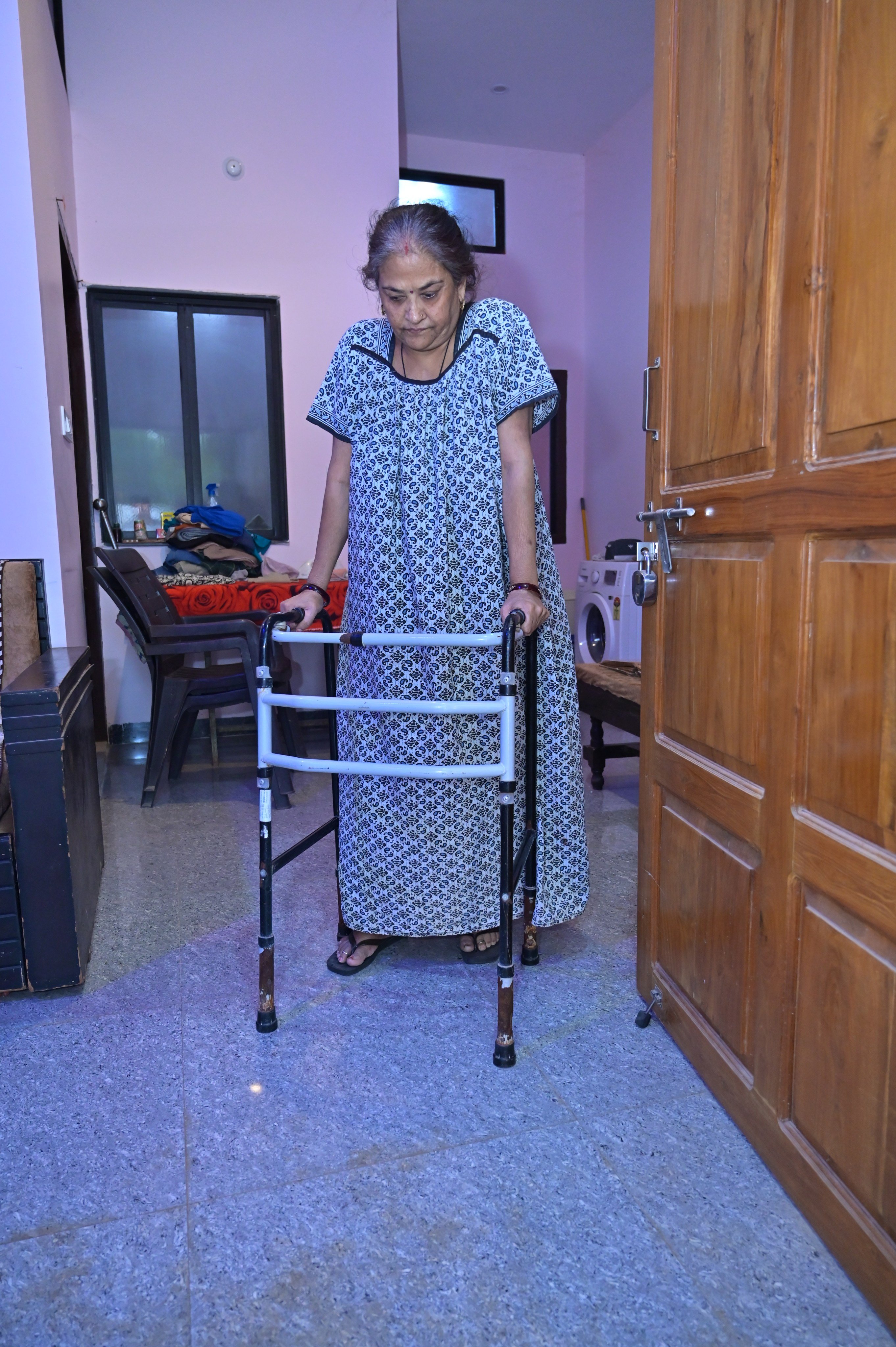 Sunita Bhaiji, a lymphatic filariasis patient in Madhya Pradesh, India. Photo: Sneha Richhariya