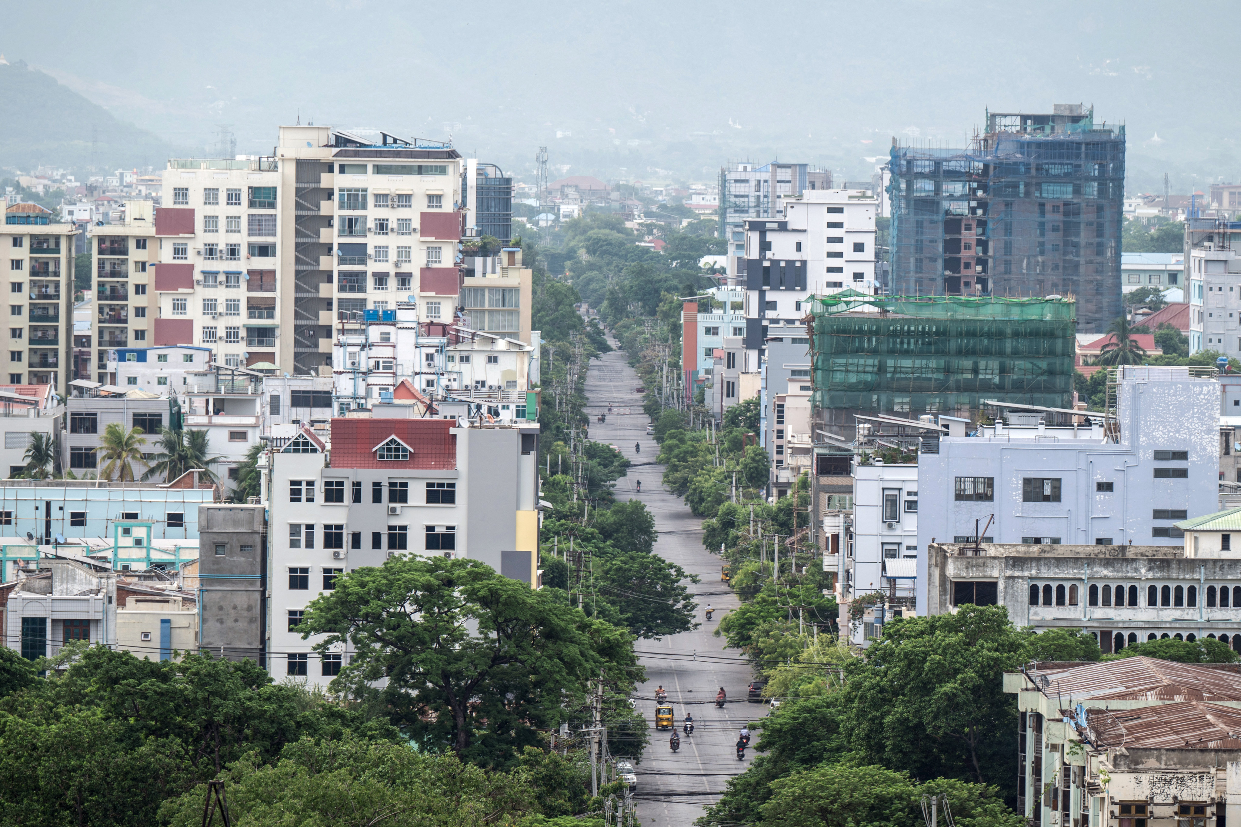 China’s consulate in Mandalay, the second-largest city in Myanmar, was damaged by an explosive device last week. Photo: AFP