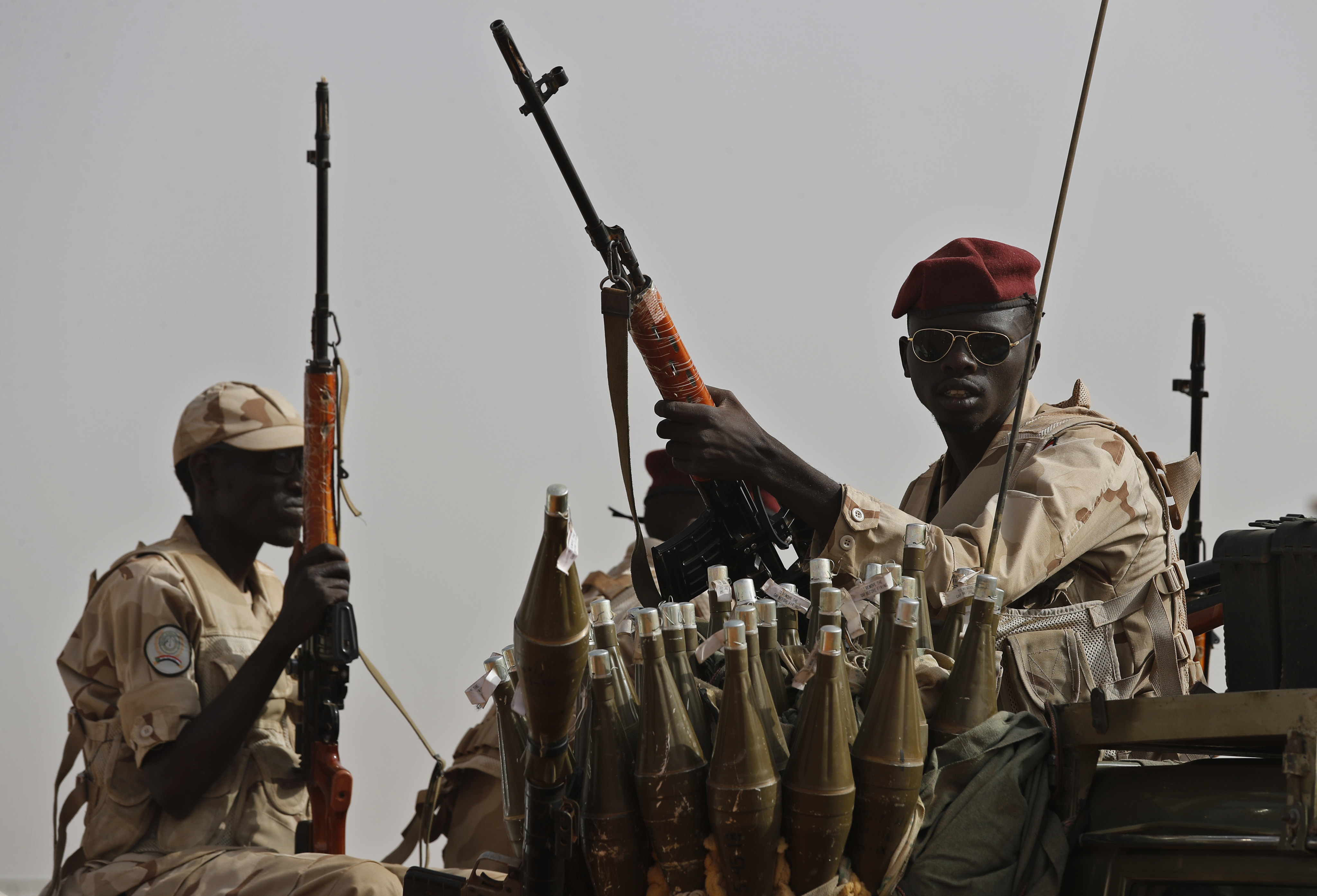 Sudanese soldiers from the Rapid Support Forces in 2019. Photo: AP