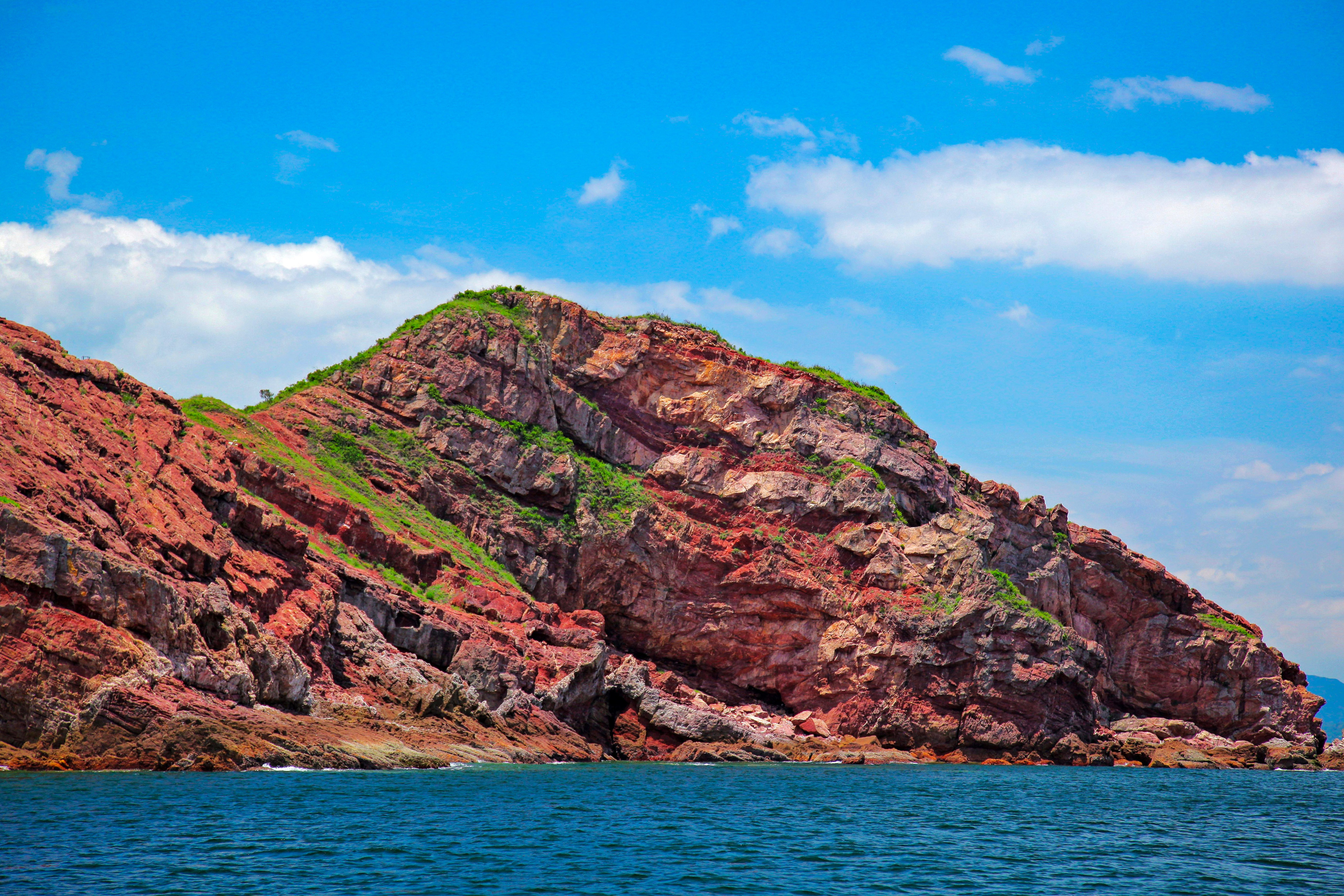 Port Island already has a following among tourists for its picturesque red rocks. Photo: Handout