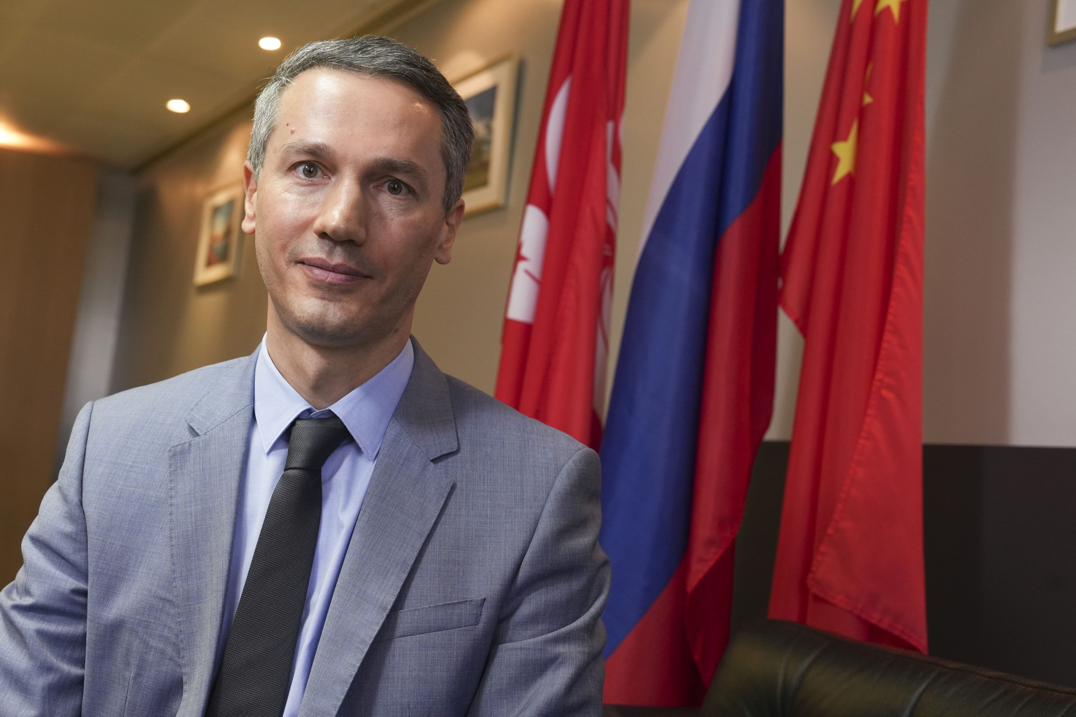 Anatoly Kargapolov, Russia’s consul general in Hong Kong, says he hopes the city can host economic events focused on member countries of the Commonwealth of Independent States. Photo: Sun Yeung