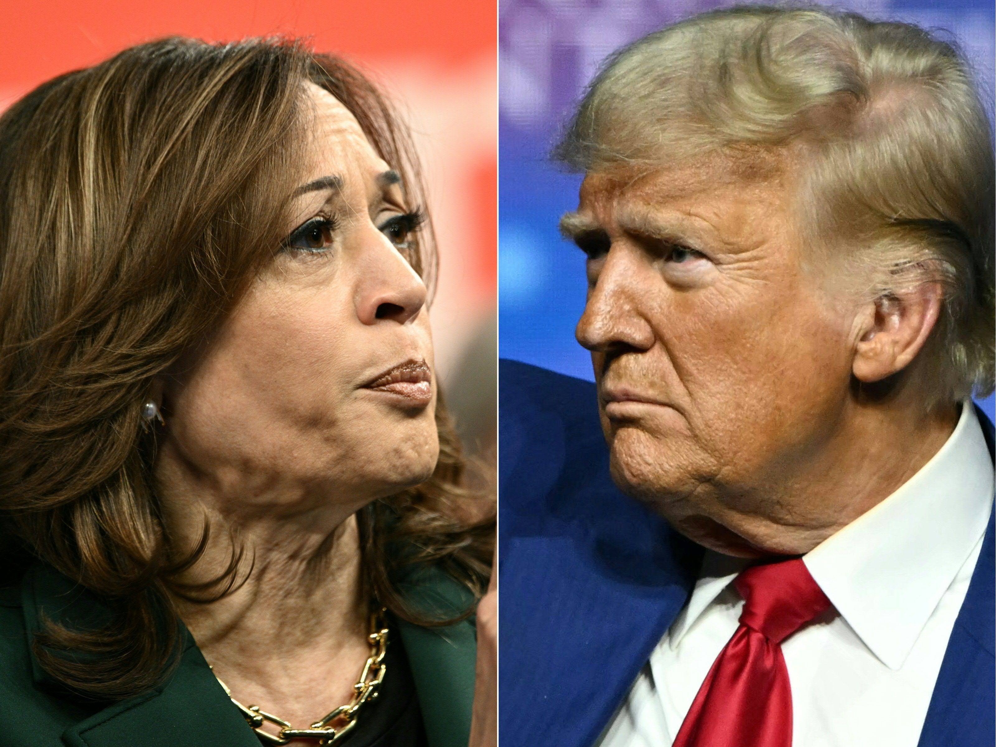 Kamala Harris and opponent Donald Trump will pull out all the stops to sway voters this week. Photo: AFP