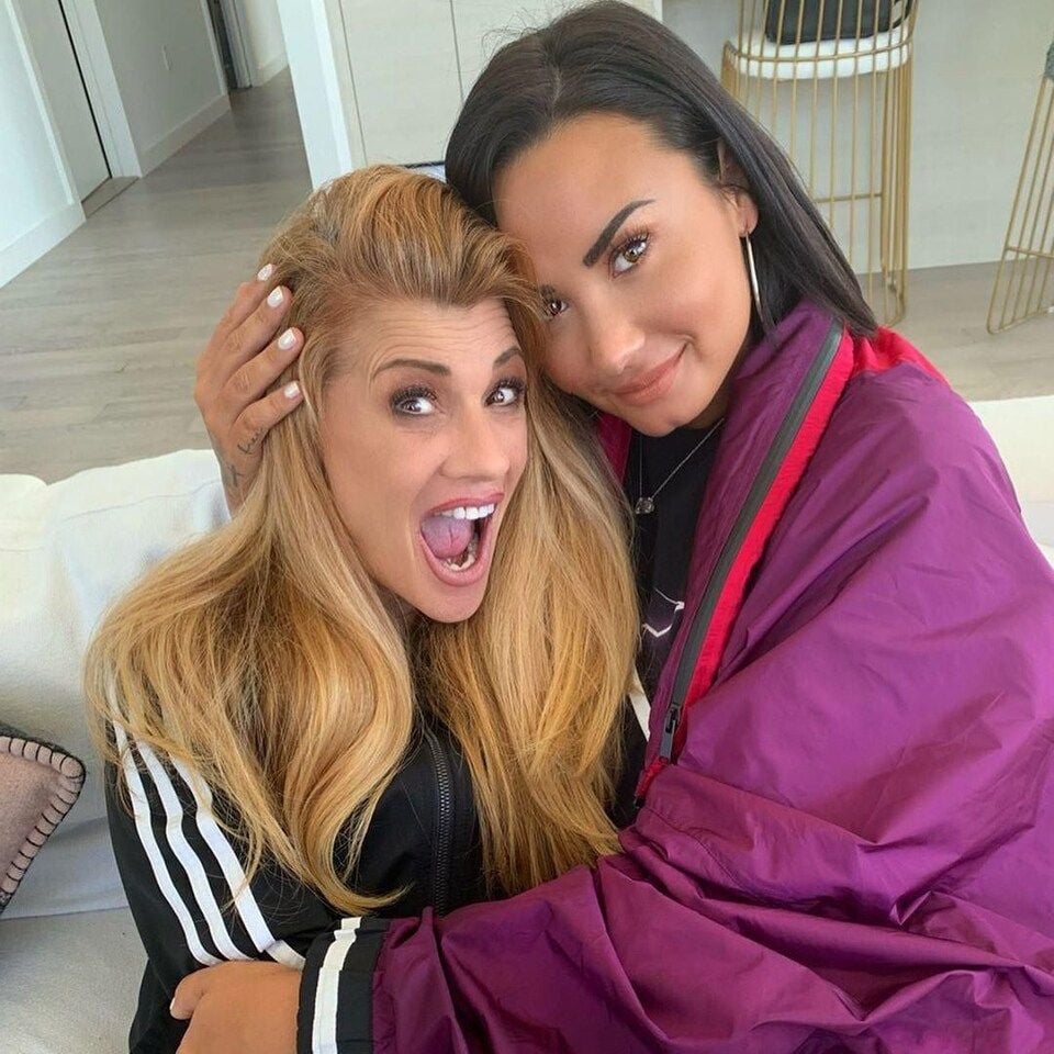 Demi Lovato with her mother, Dianna De La Garza. Photo: @ddlovato/Instagram