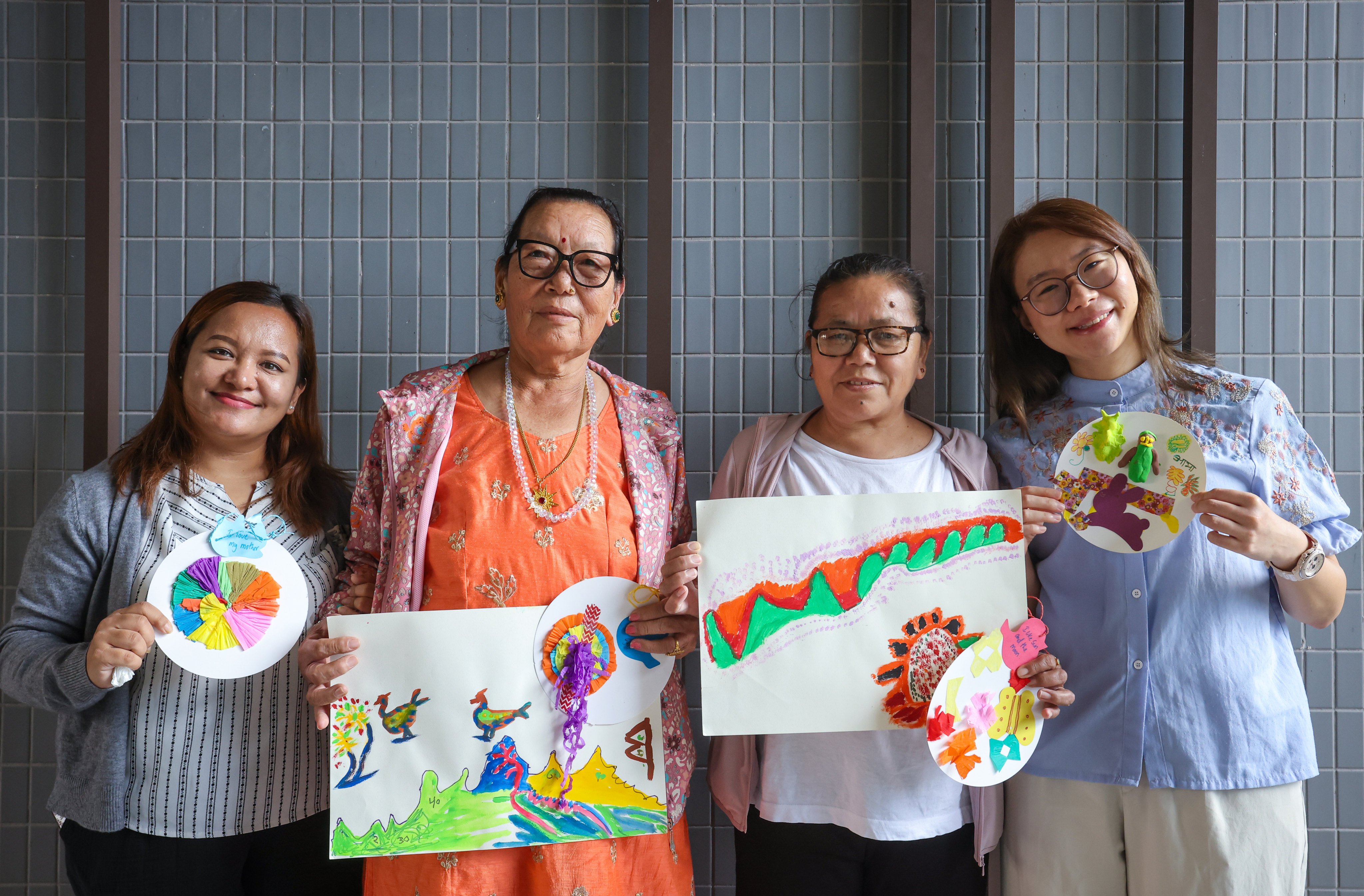 Expressive arts therapy is bringing relief to Hong Kong’s ethnic minority elders. Photo: Jonathan Wong