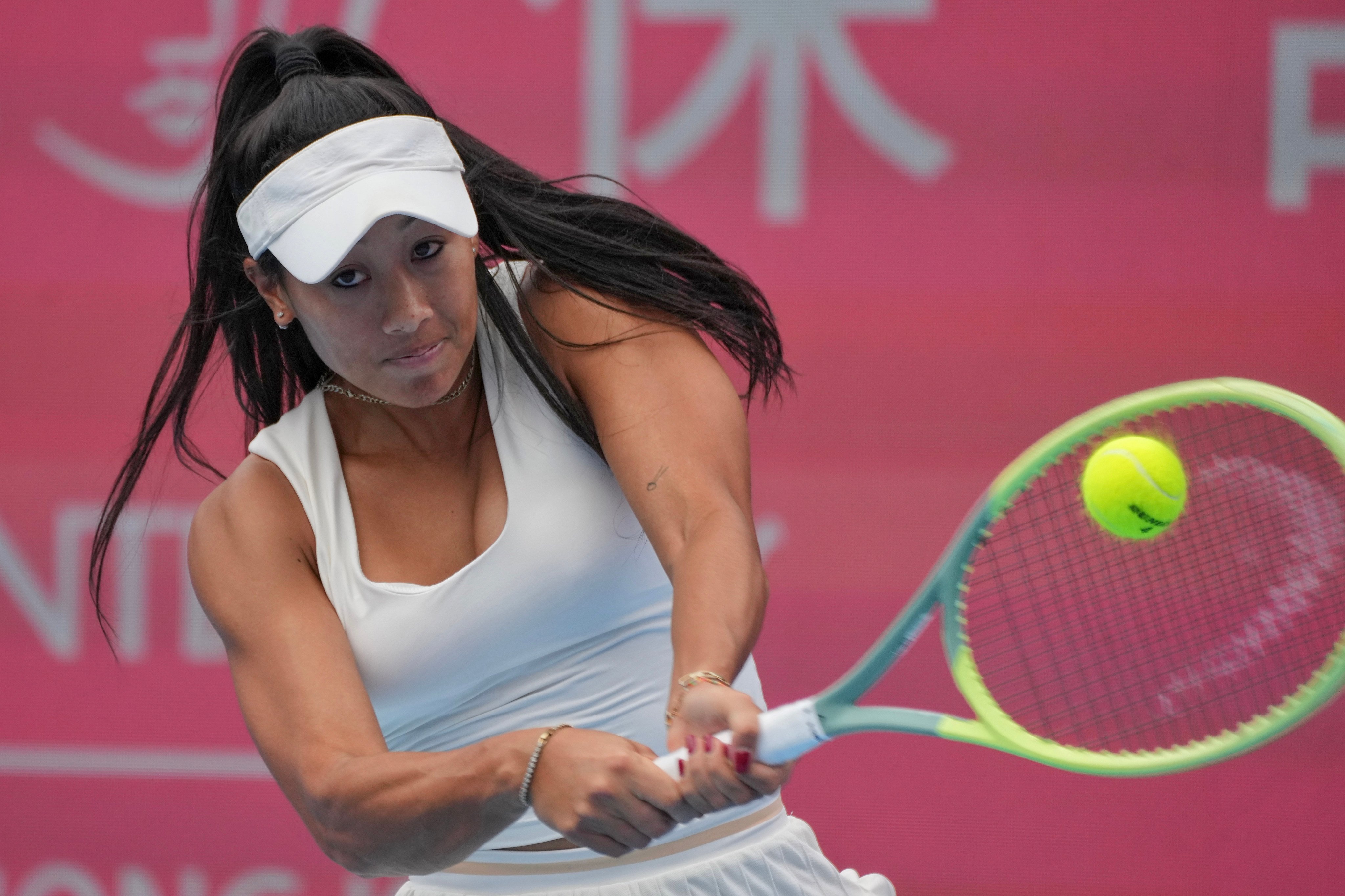 Priscilla Hon considers Hong Kong her second home and raved about the city’s food after beating Eudice Chong. Photo: Elson Li