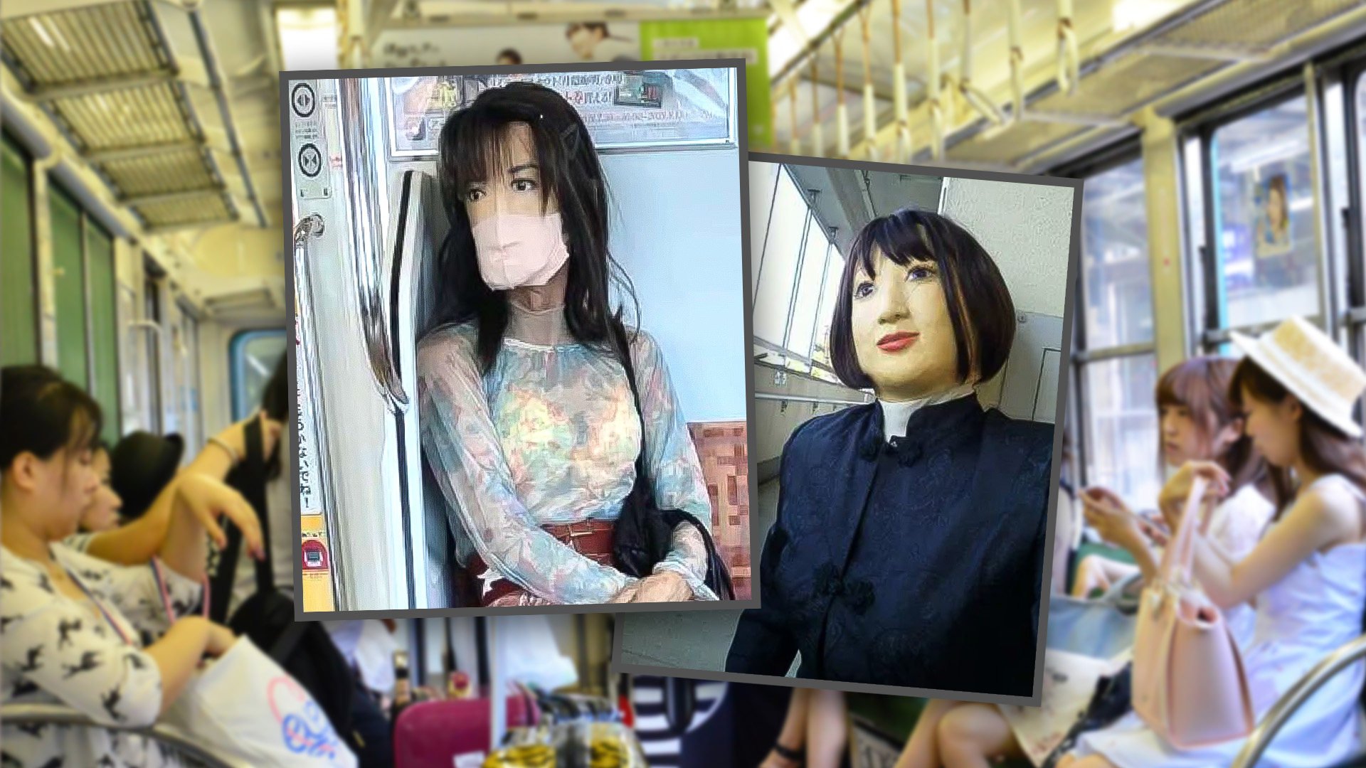 Safety concerns are growing in Japan over a phenomenon which sees some men “dress up” as women using silicone body suits to appear female in public. Photo: SCMP composite/Shutterstock/X.com