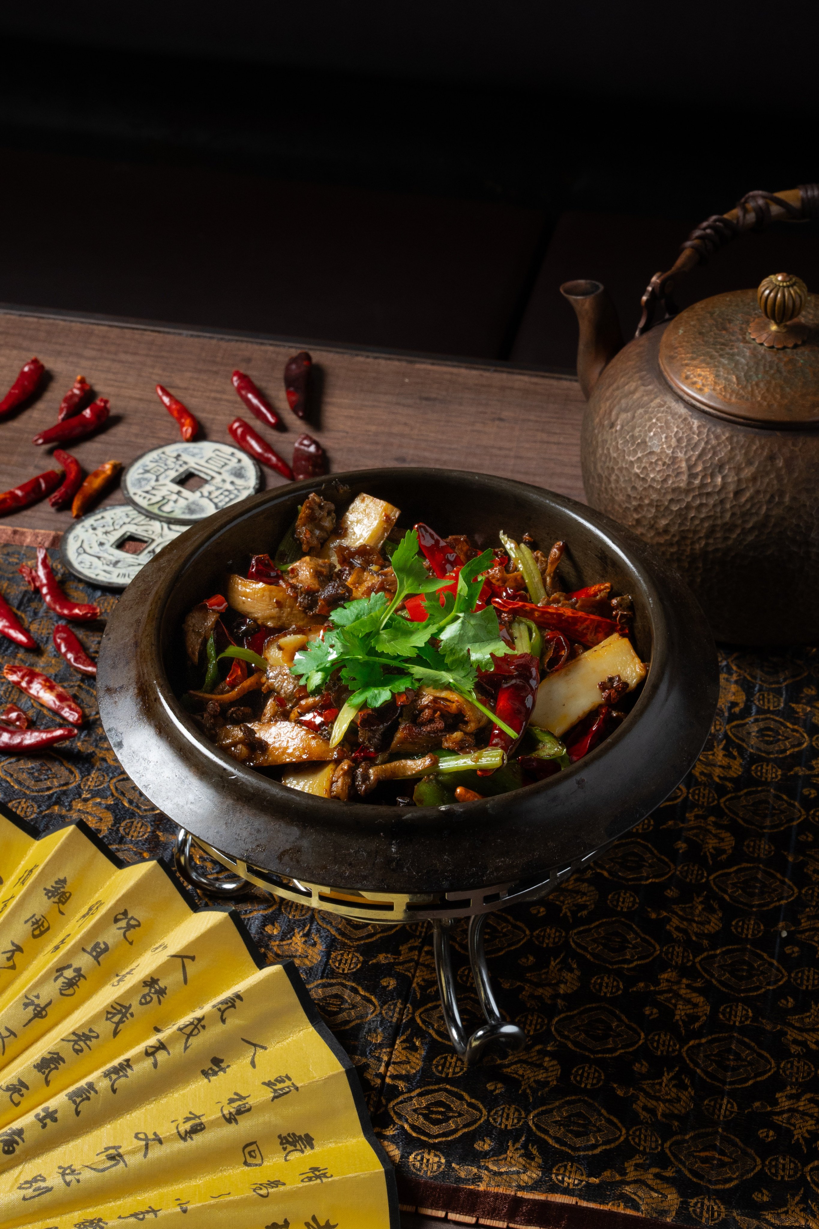 Sichuan mixed mushroom clay pot at Chilli Fagara. Photo: Chilli Fagara