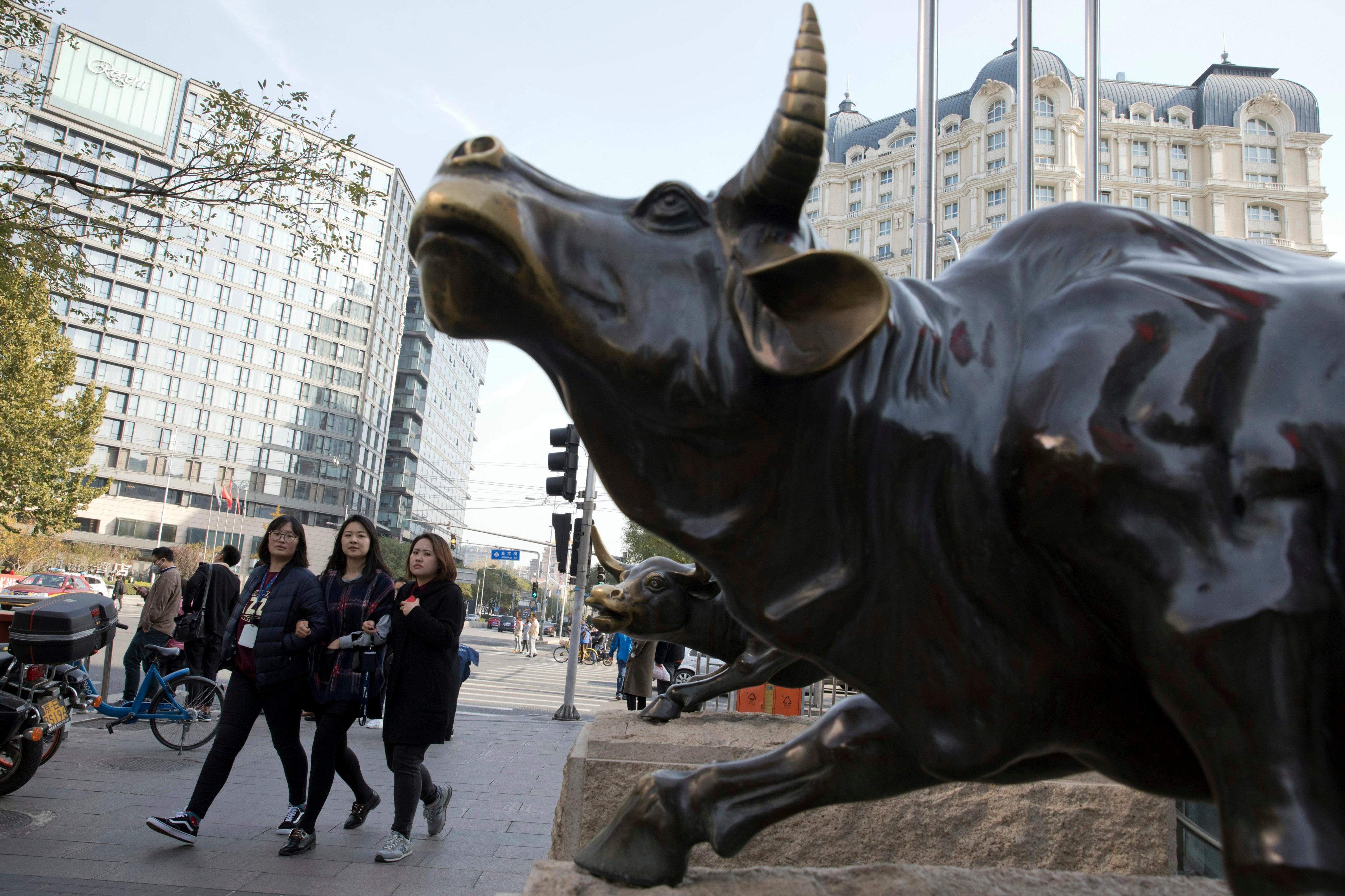 China’s finance sector has lost some of its flamboyance as strict regulations have taken effect. Photo: AP