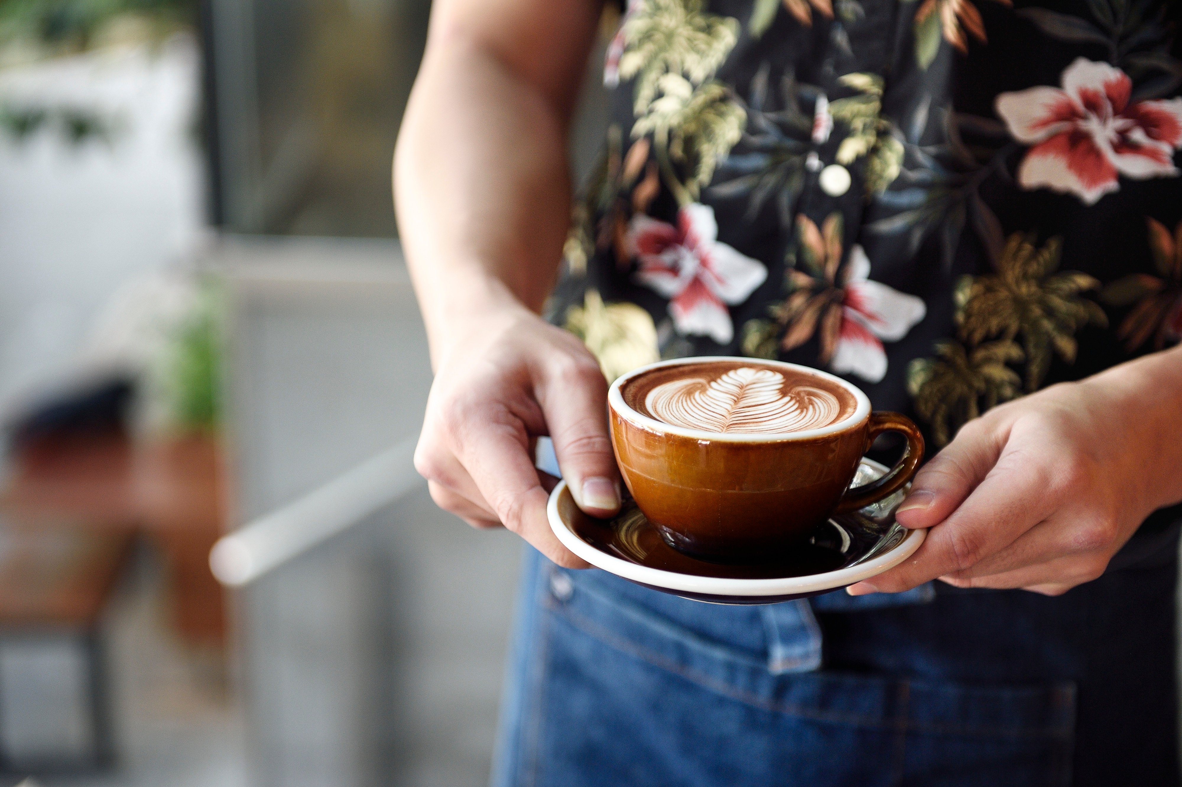 A cafe mocha from Common Man Coffee Roasters. Photo: Common Man Coffee Roasters