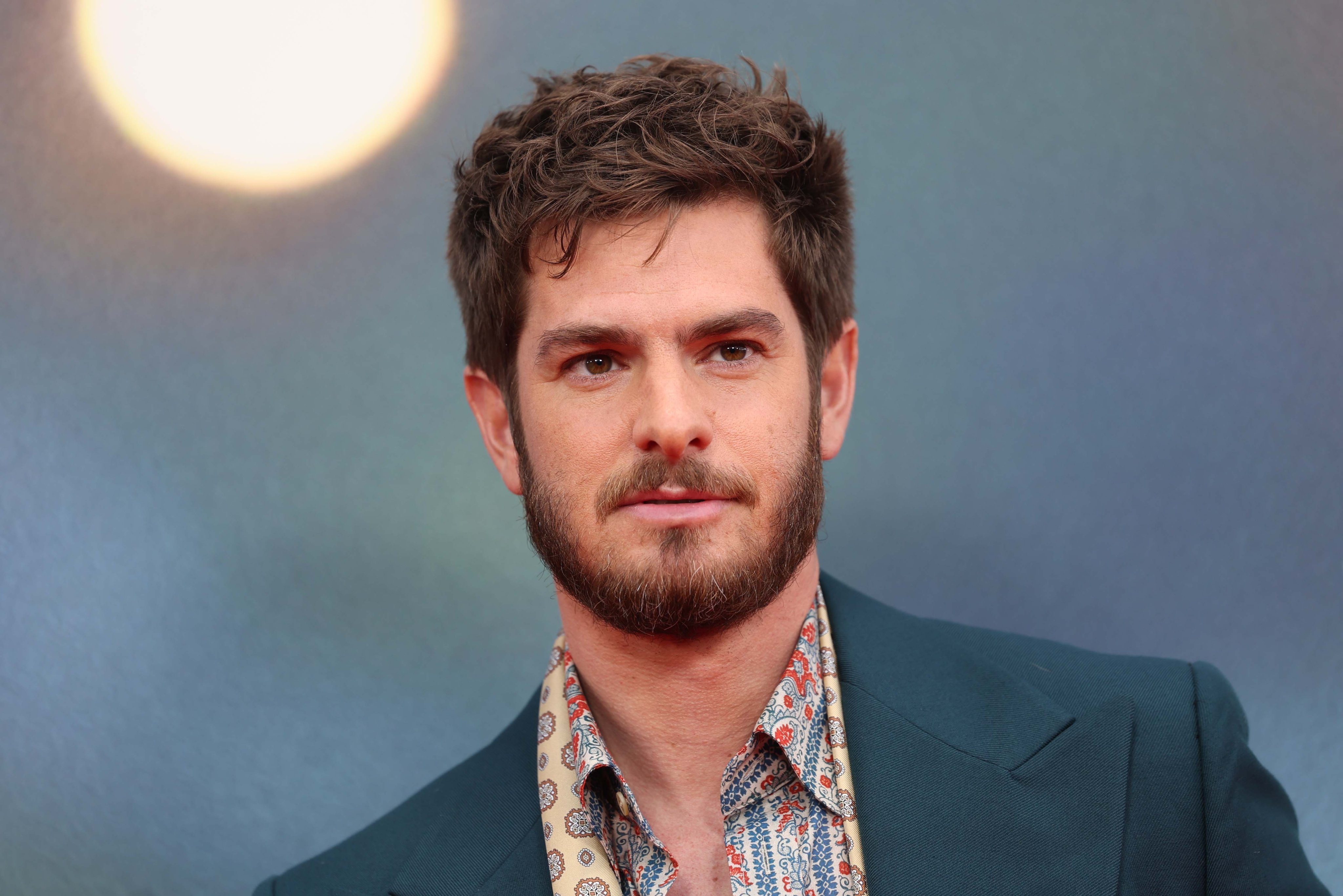 British actor Andrew Garfield poses on the red carpet at the premiere of the film We Live in Time during the BFI London Film Festival in England on October 17. Photo: EPA-EFE