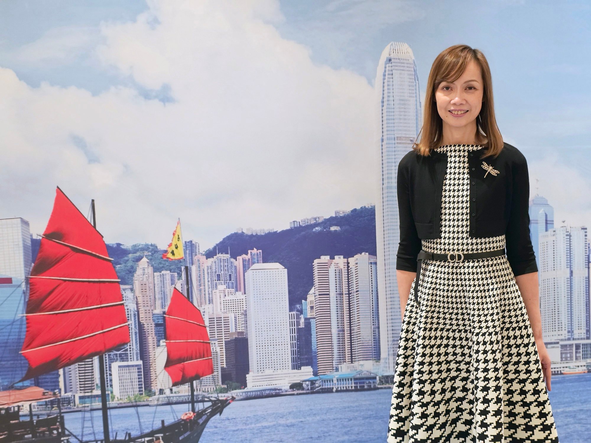 Cathay Pacific’s chief customer and commercial officer Lavinia Lau at the St Regis Hotel in Riyadh on October 29, 2024. Photo: Enoch Yiu