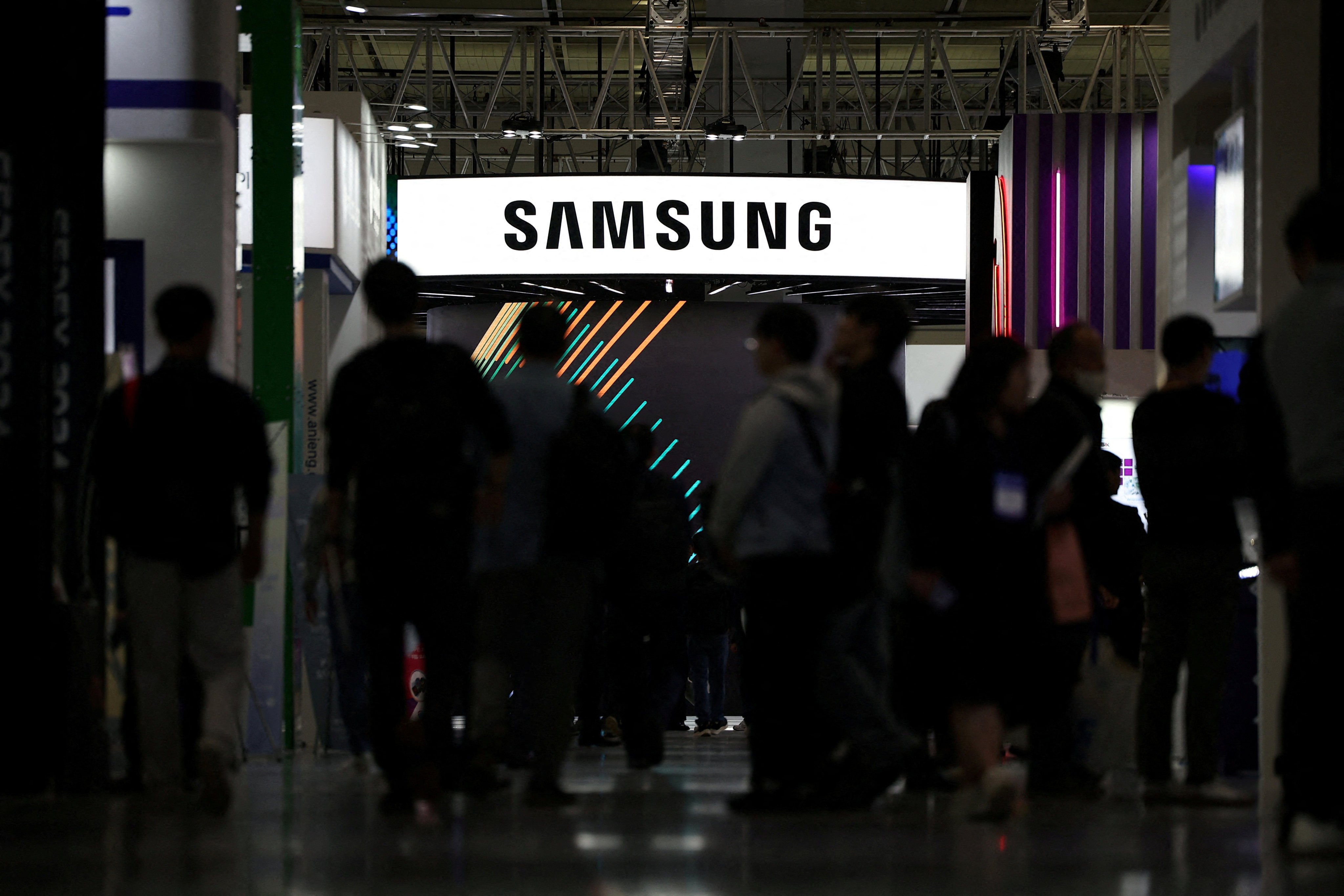 The logo of Samsung Electronics is seen at its booth during the Semiconductor Exhibition 2024 in Seoul, South Korea, October 23, 2024. Photo: Reuters