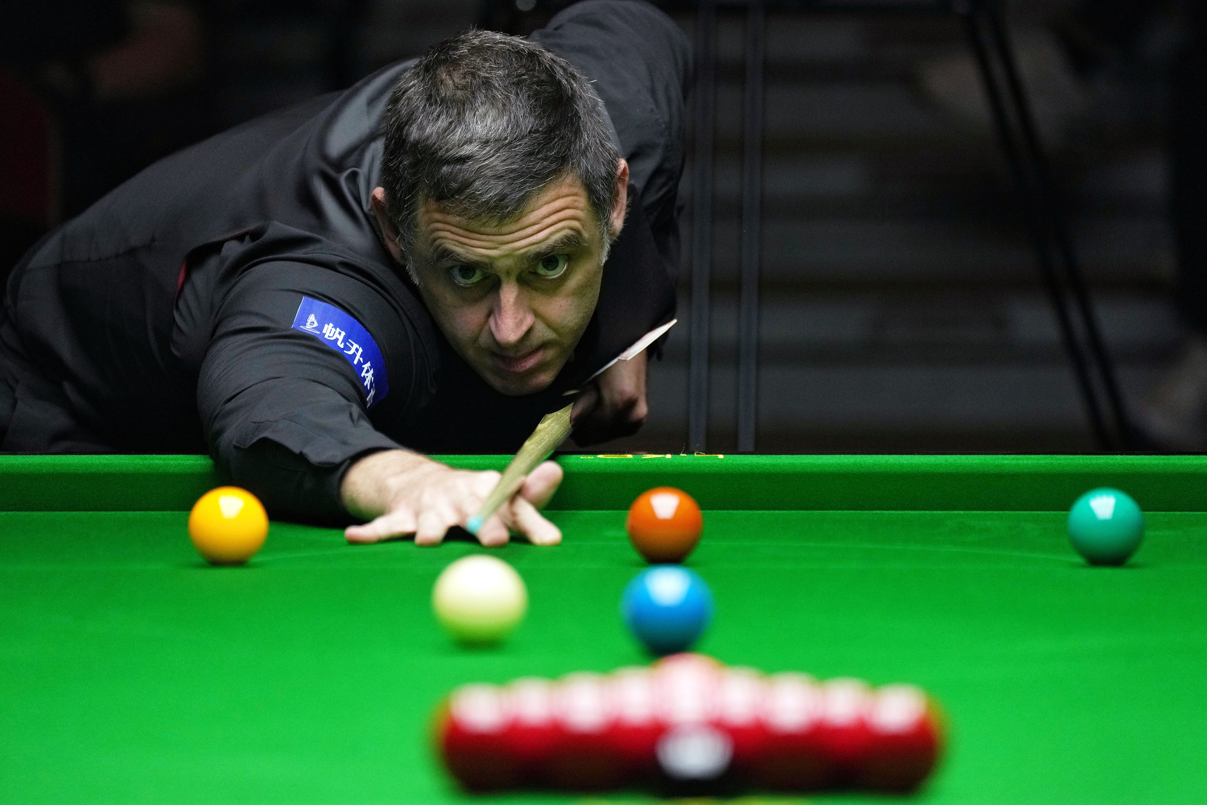 Ronnie O’Sullivan competes against Judd Trump during the second day of the All-Star Challenge at Queen Elizabeth Stadium in March. Photo: Elson Li