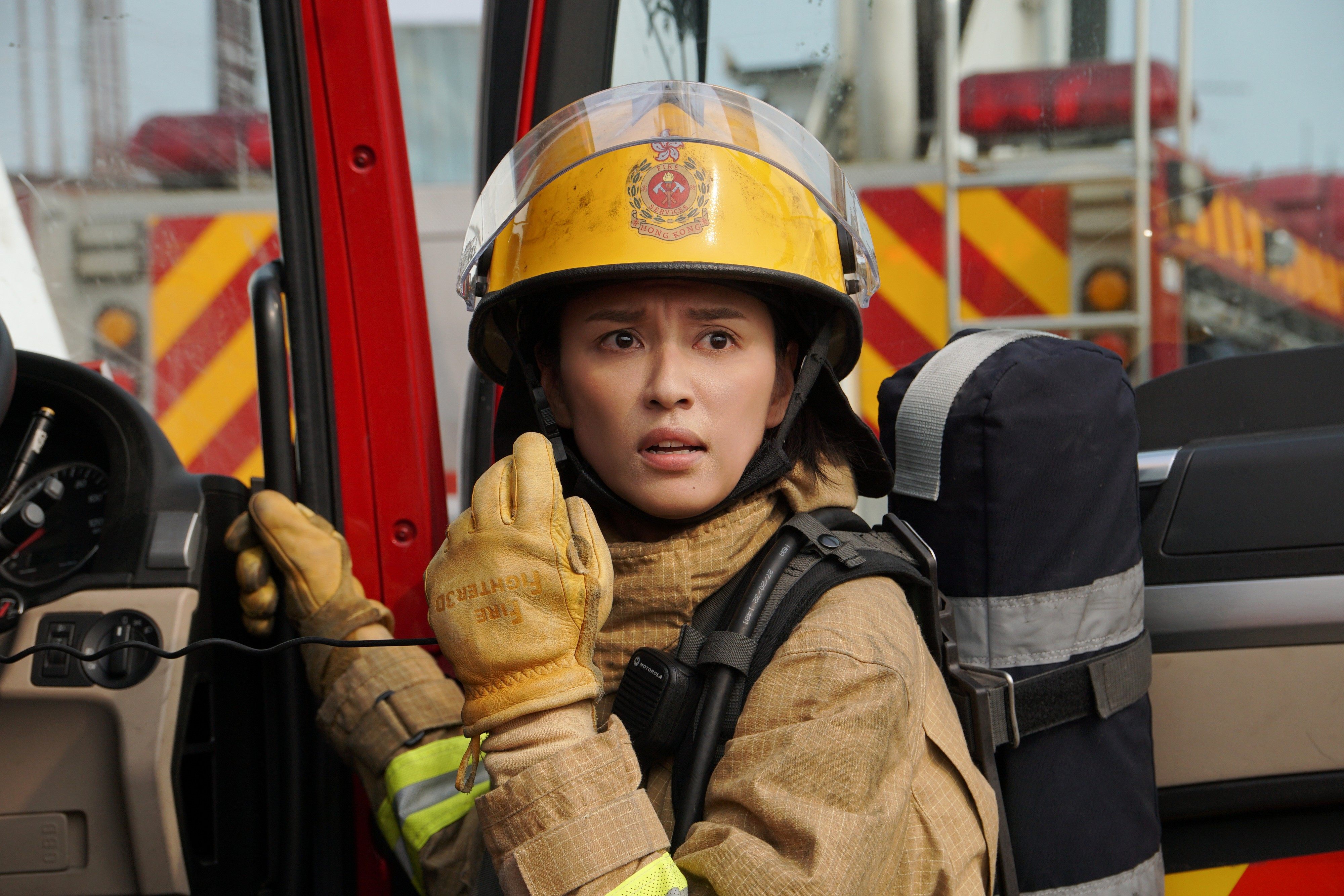 Louise Wong in a still from Cesium Fallout, Hong Kong cinema’s first nuclear radiation disaster movie. Photo: Edko Films