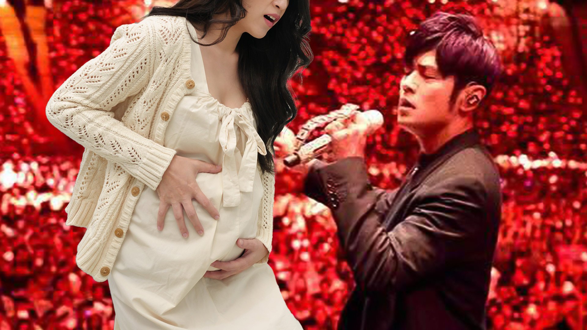 Some online observers joked that the pregnant woman must be a superfan to attend Jay Chou’s concert so close to her due date. Photo: SCMP composite/Shutterstock/Weibo