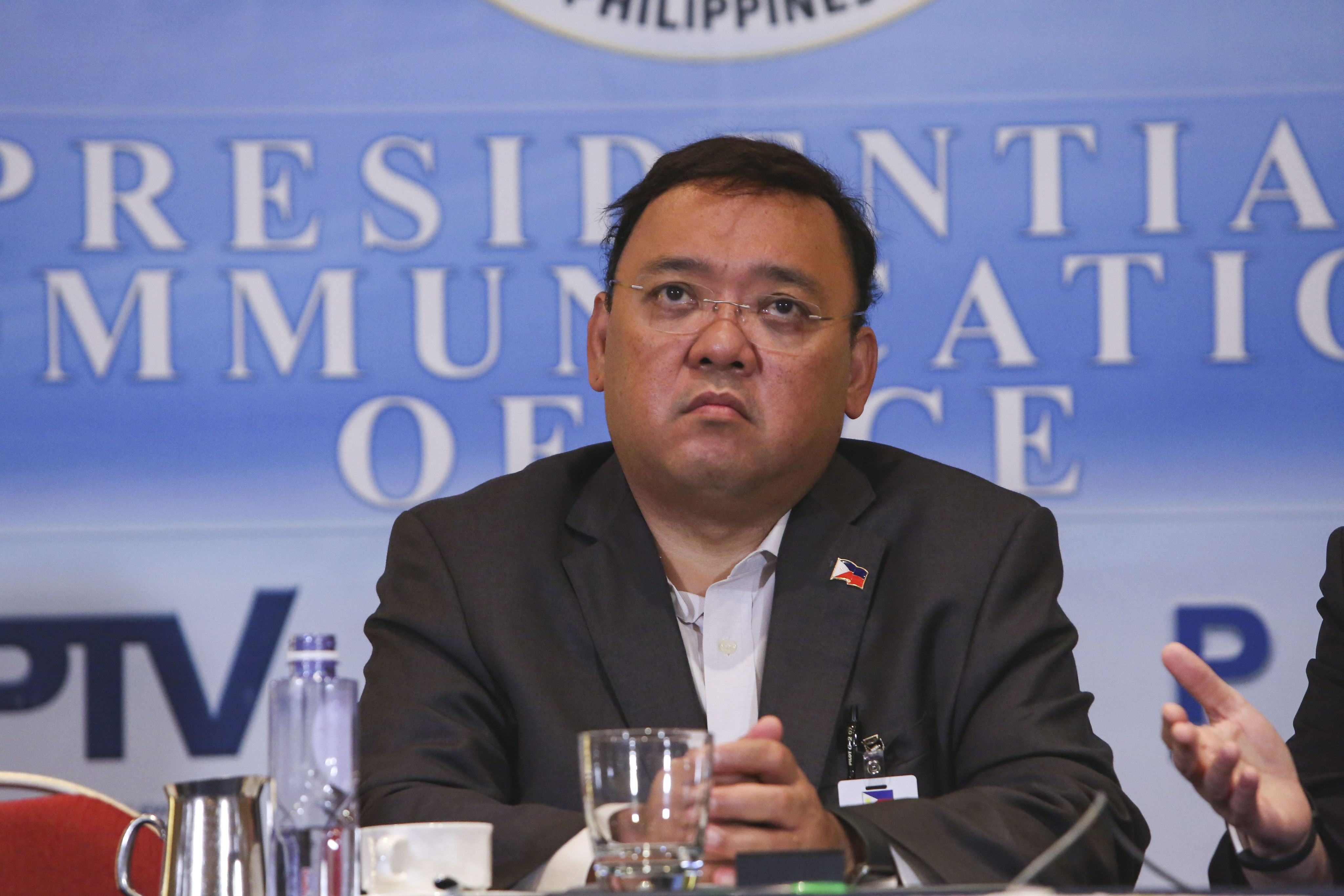 Harry Roque, presidential spokesman of the Philippines, in 2018. Photo: Edmond So