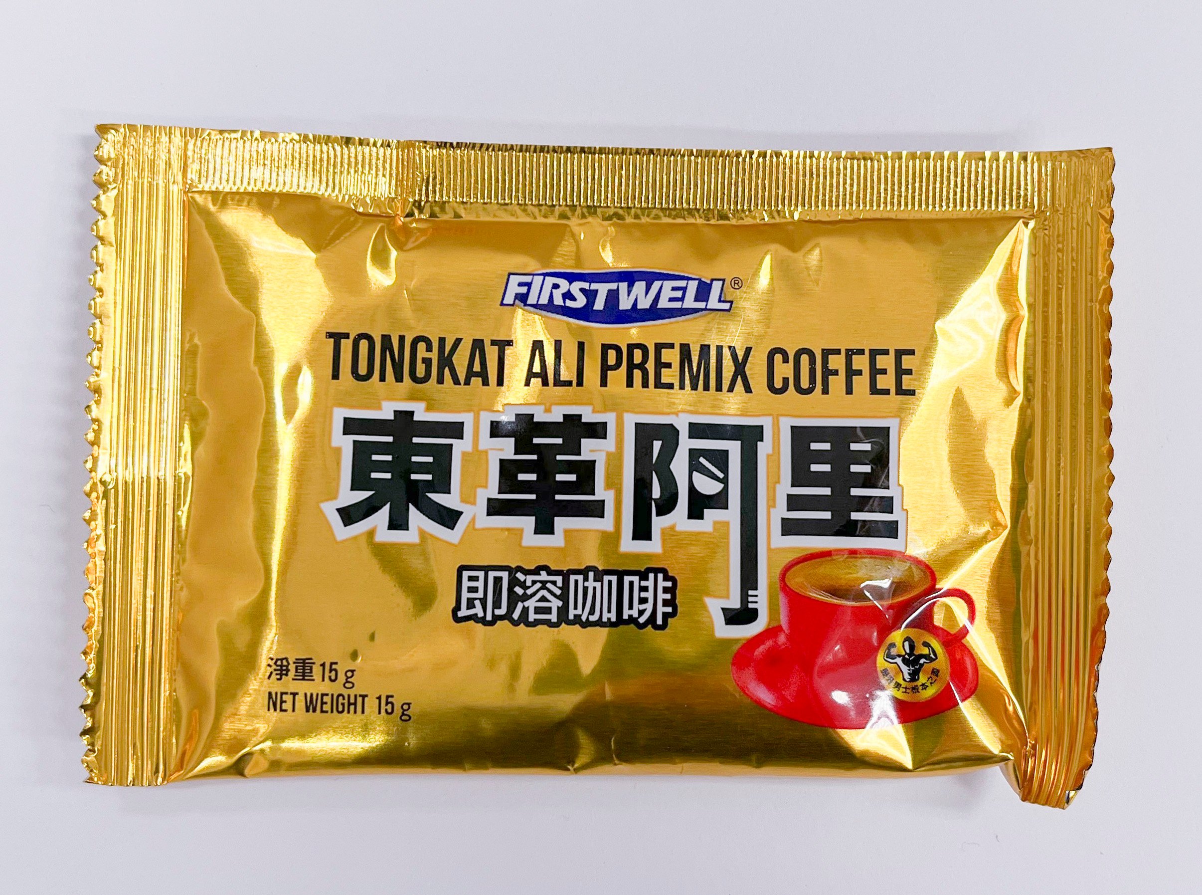 Firstwell Tongkat Ali Premix Coffee is made in Malaysia, according to its packaging. Photo: Handout