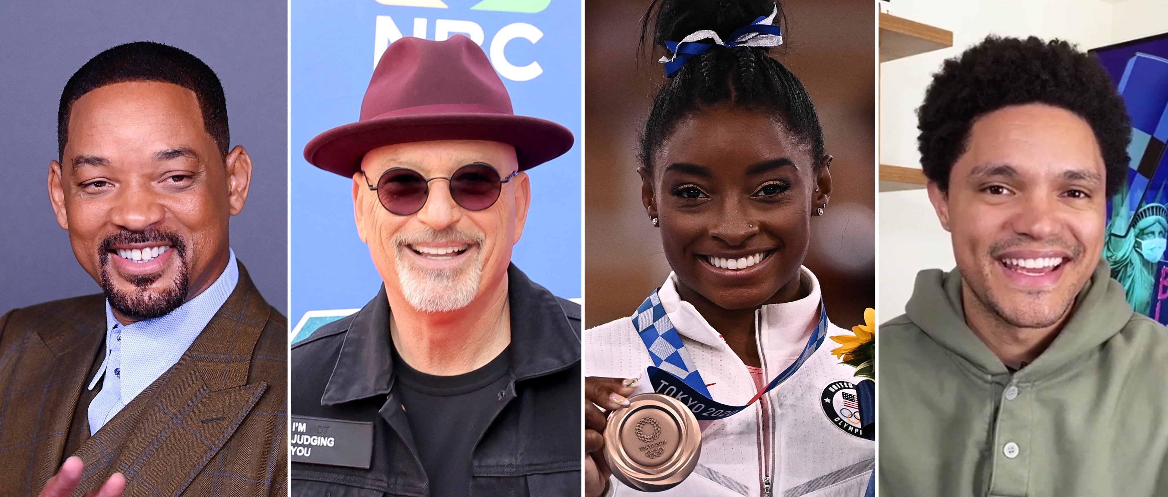 Will Smith, Howie Mandel, Simone Biles and Trevor Noah are just some of the stars who have said they have adult ADHD, shining a light on a disorder that affects about 2.58 per cent of the global population. Photos: Reuters/AFP/Getty Images/Twitter