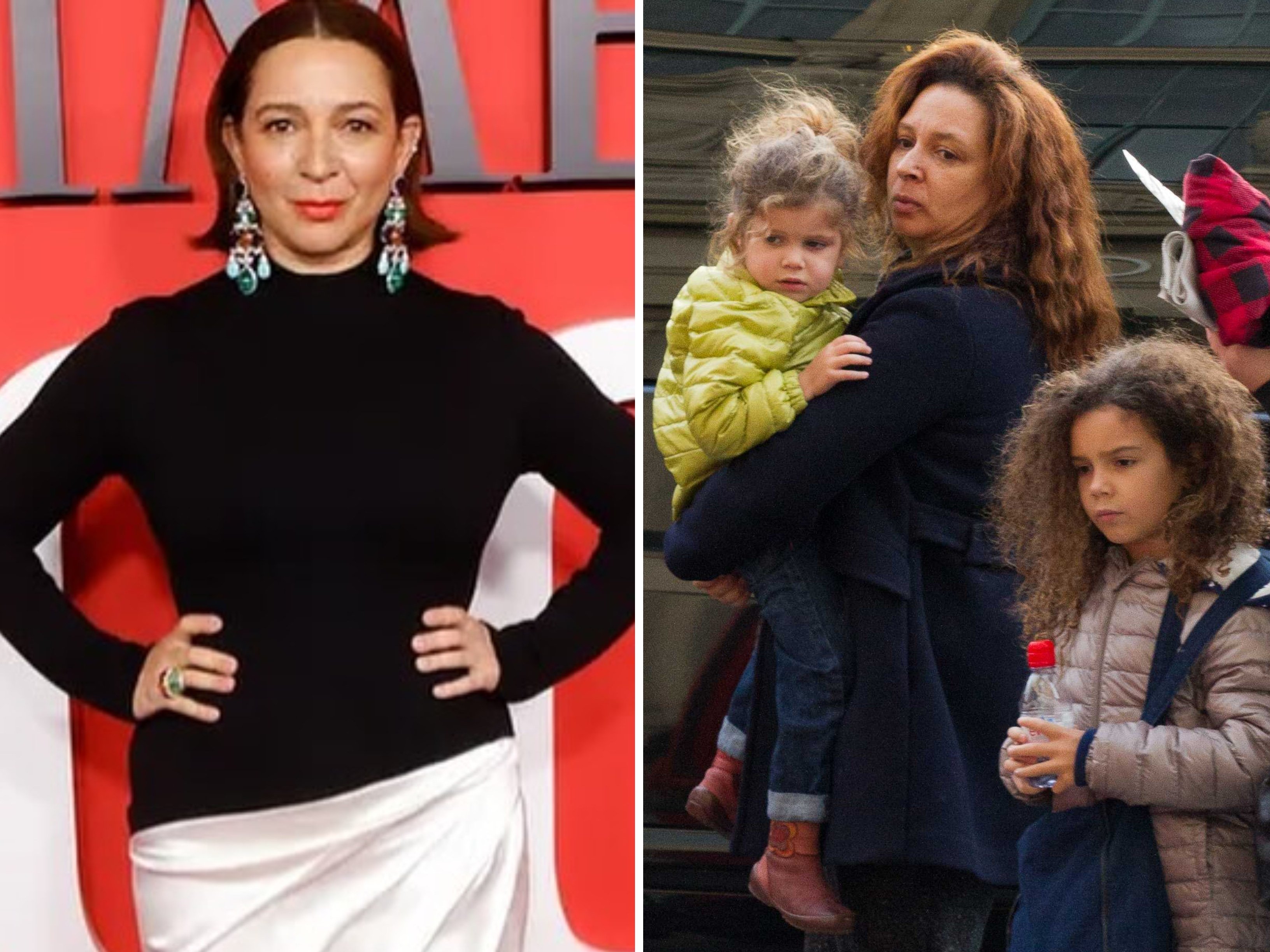 Comedian Maya Rudolph is a mum to four kids, who she largely keeps out of the spotlight. Photos: Getty Images, @princesstagram/Instagram