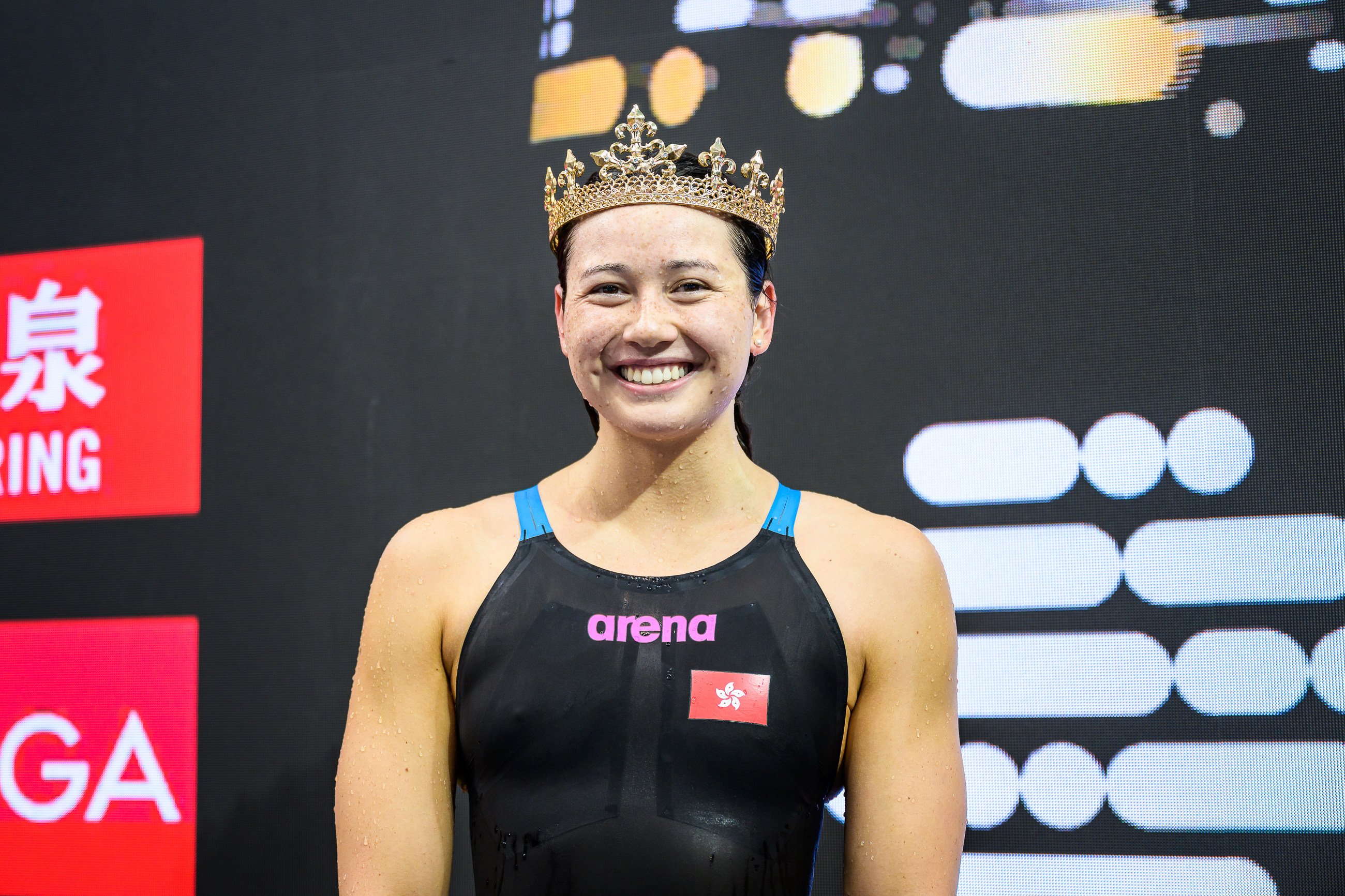 All hail Queen Siobhan. Hong Kong’s greatest swimmer completed a clean sweep of the women’s 200m freestyle at the final Swimming World Cup in Singapore. Photo: World Aquatics