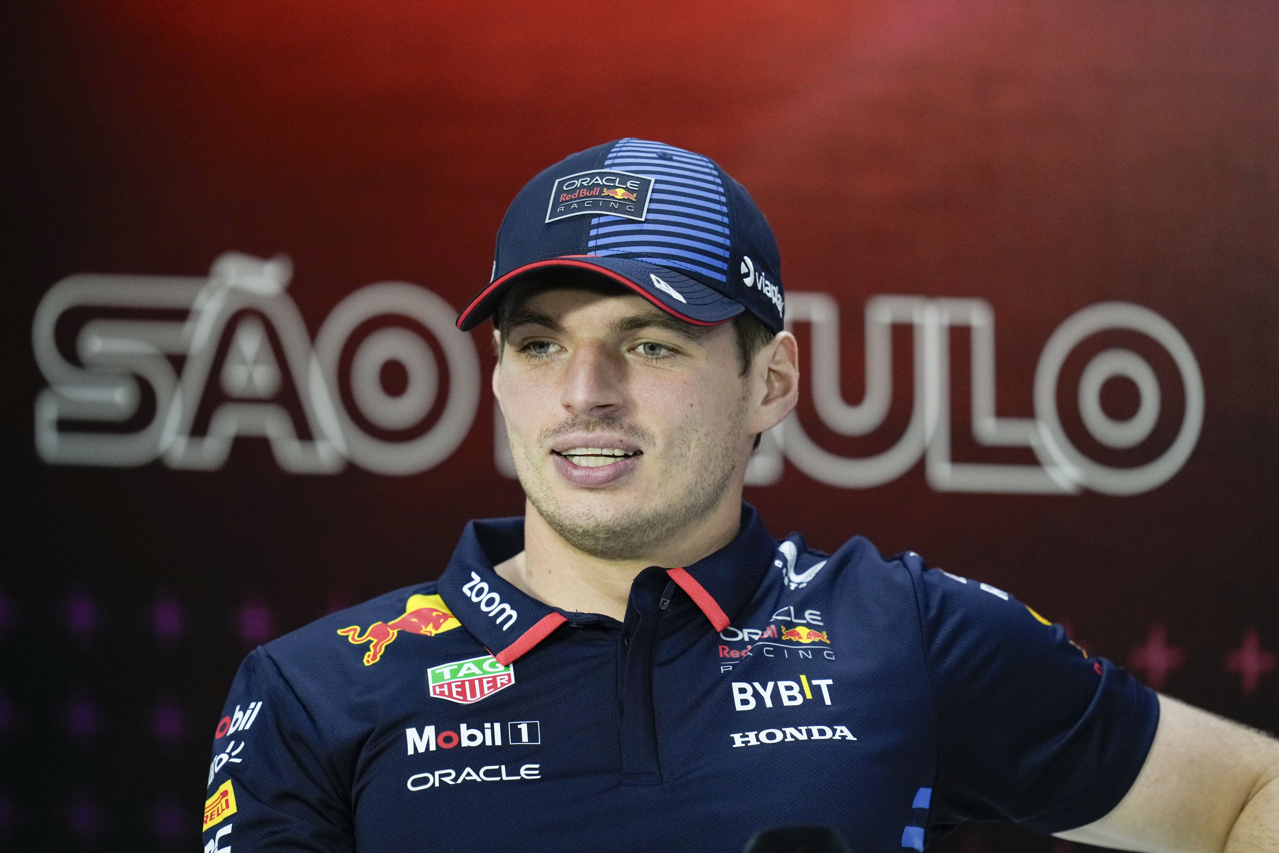 Red Bull driver Max Verstappen says if he were Sauber, he would have signed Brazilian Gabriel Bortoleto already. Photo: AP