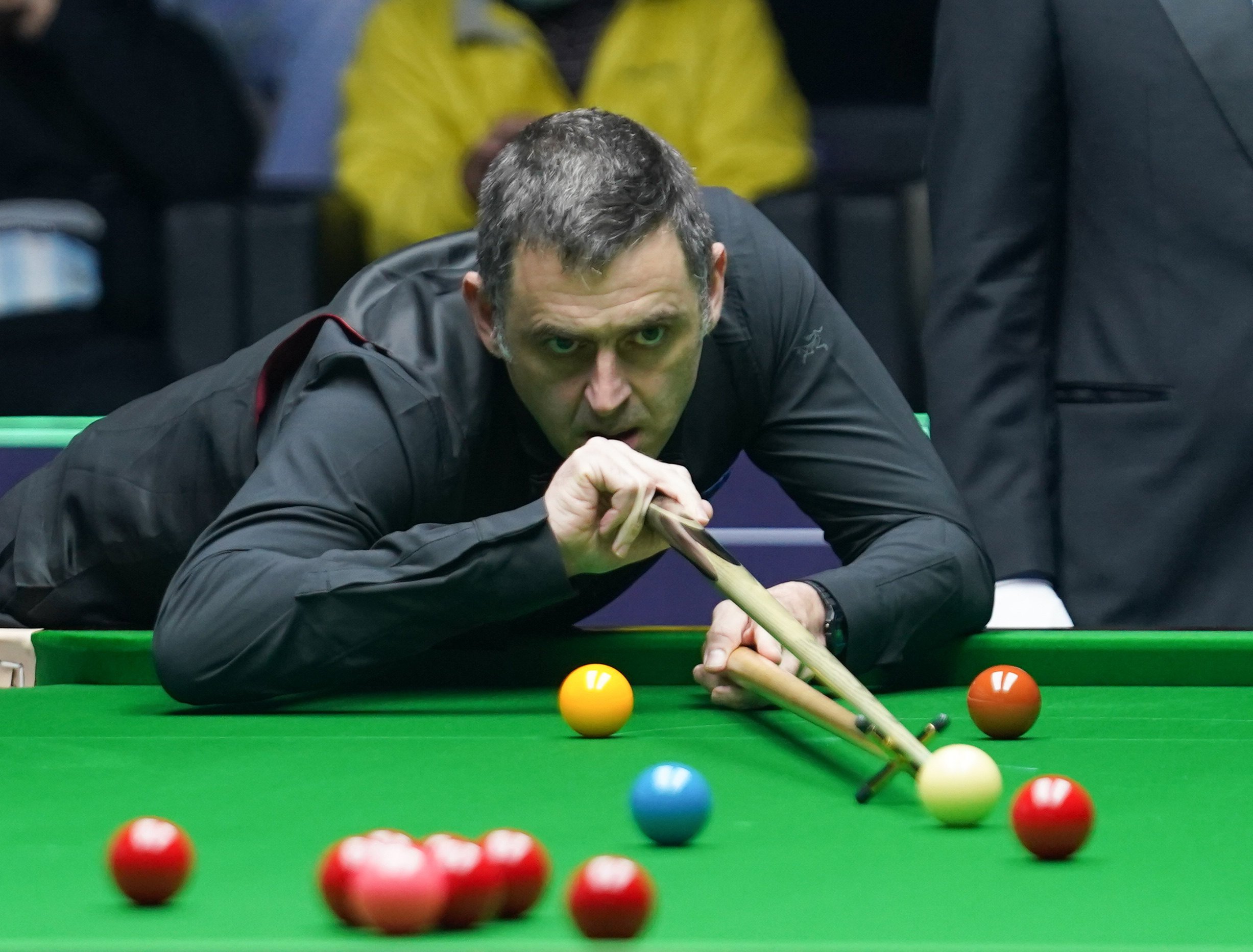 Ronnie O’Sullivan plays a shot at the Snooker World Open in Yushan in eastern China’s Jiangxi province, in March. Photo: Xinhua