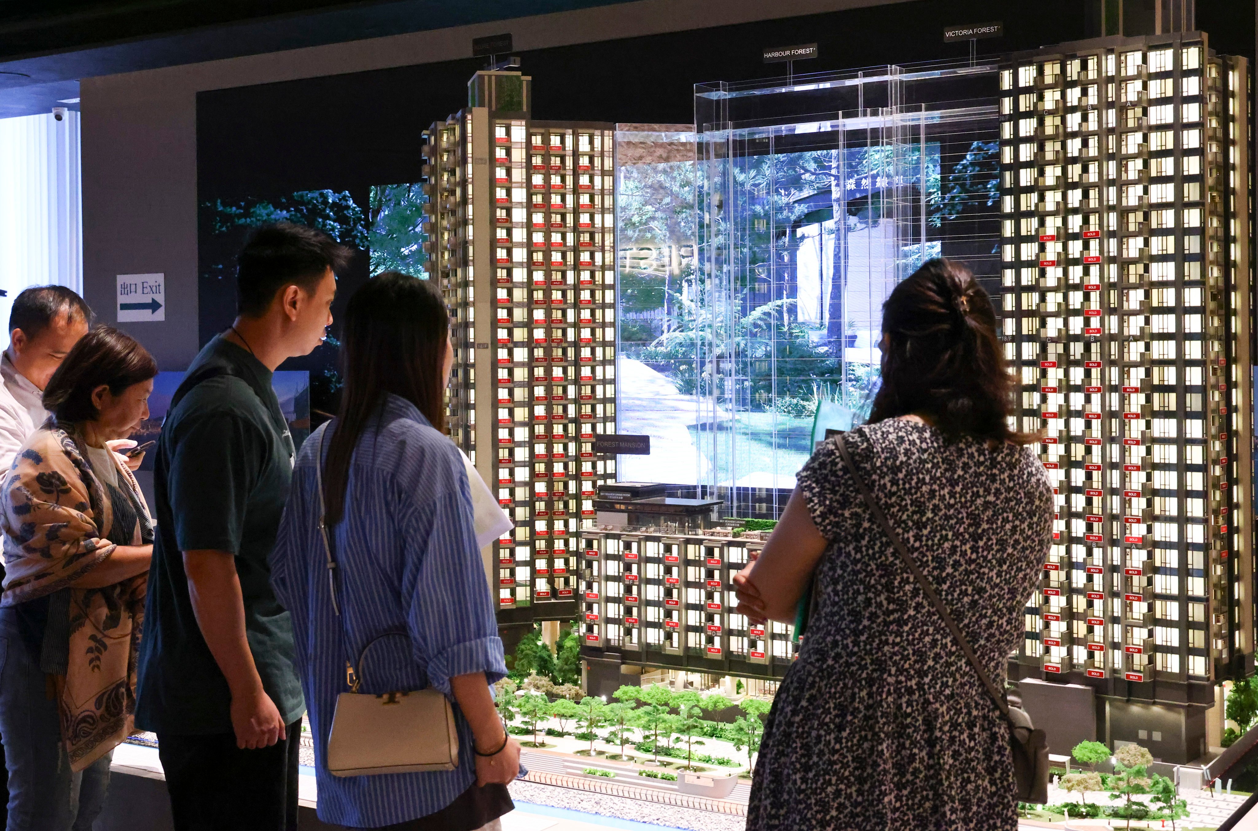 The poor weekend home sales of Pavilia Forest II appear to cloud the outlook for the city’s property sector. Photo: Dickson Lee