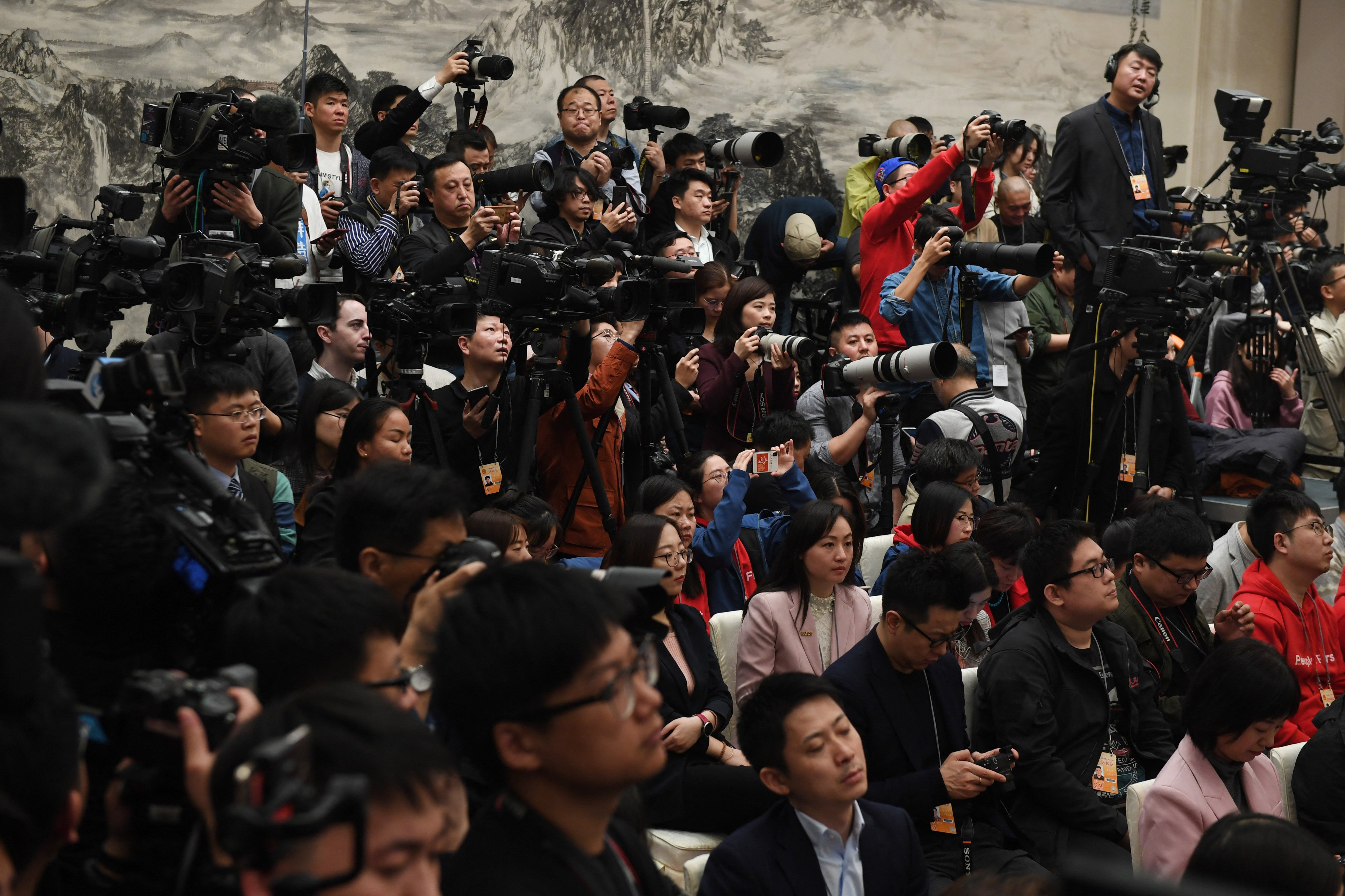 The law says officials should support the media in their coverage of disasters and other emergencies. Photo: AFP