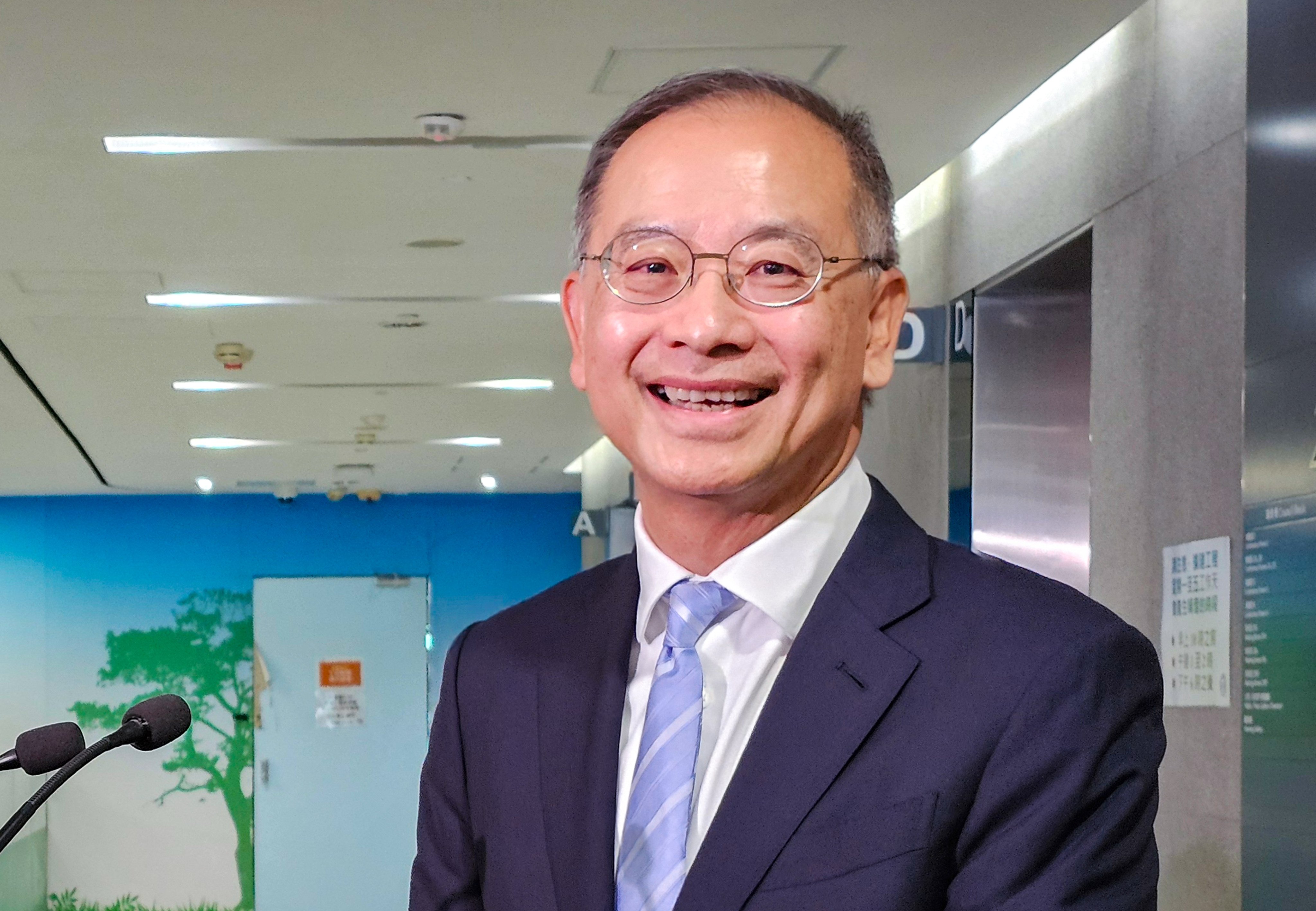 Hong Kong Monetary Authority CEO Eddie Yue Wai-man, pictured at a media briefing on November 4, 2024. Photo: Enoch Yiu