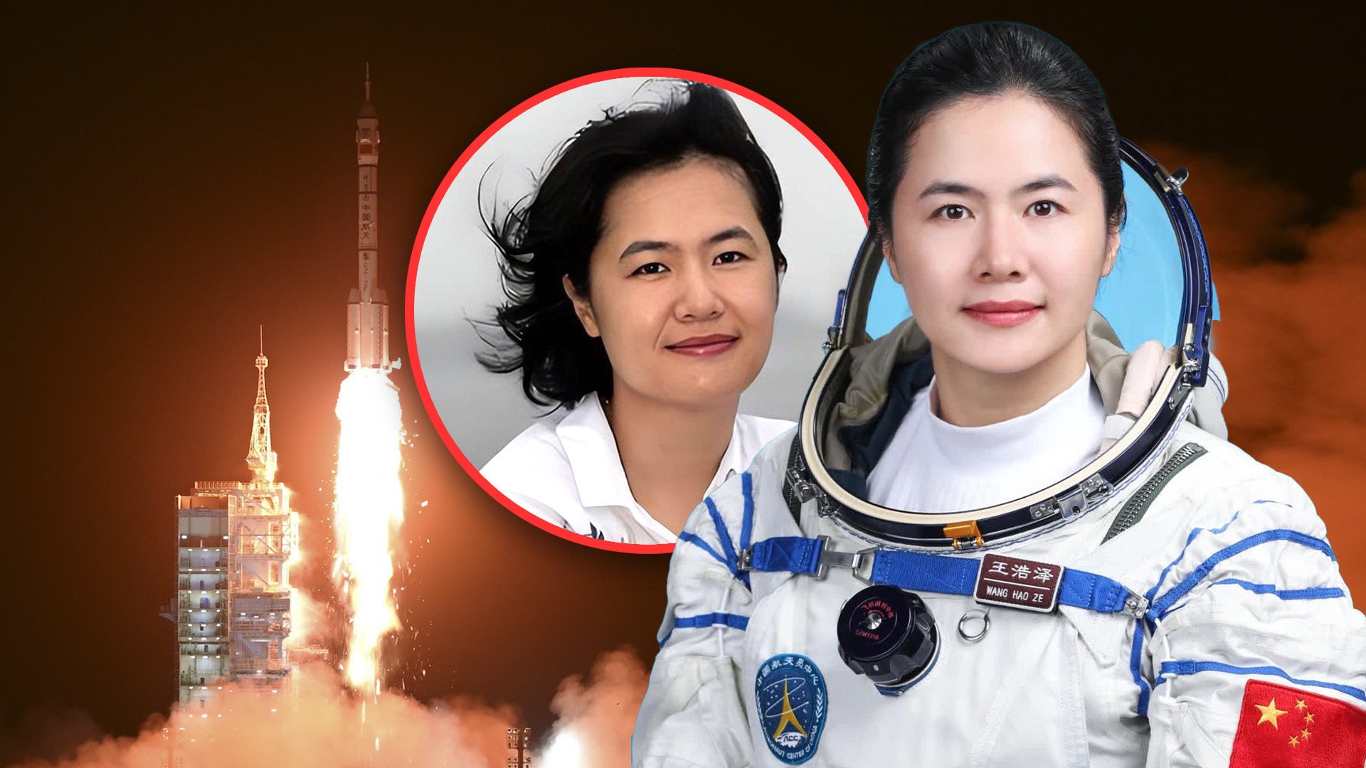 The Post turns the spotlight on Wang Haoze, China’s only woman space flight engineer. Photo: SCMP composite/China Daily/Xinhua/Sohu