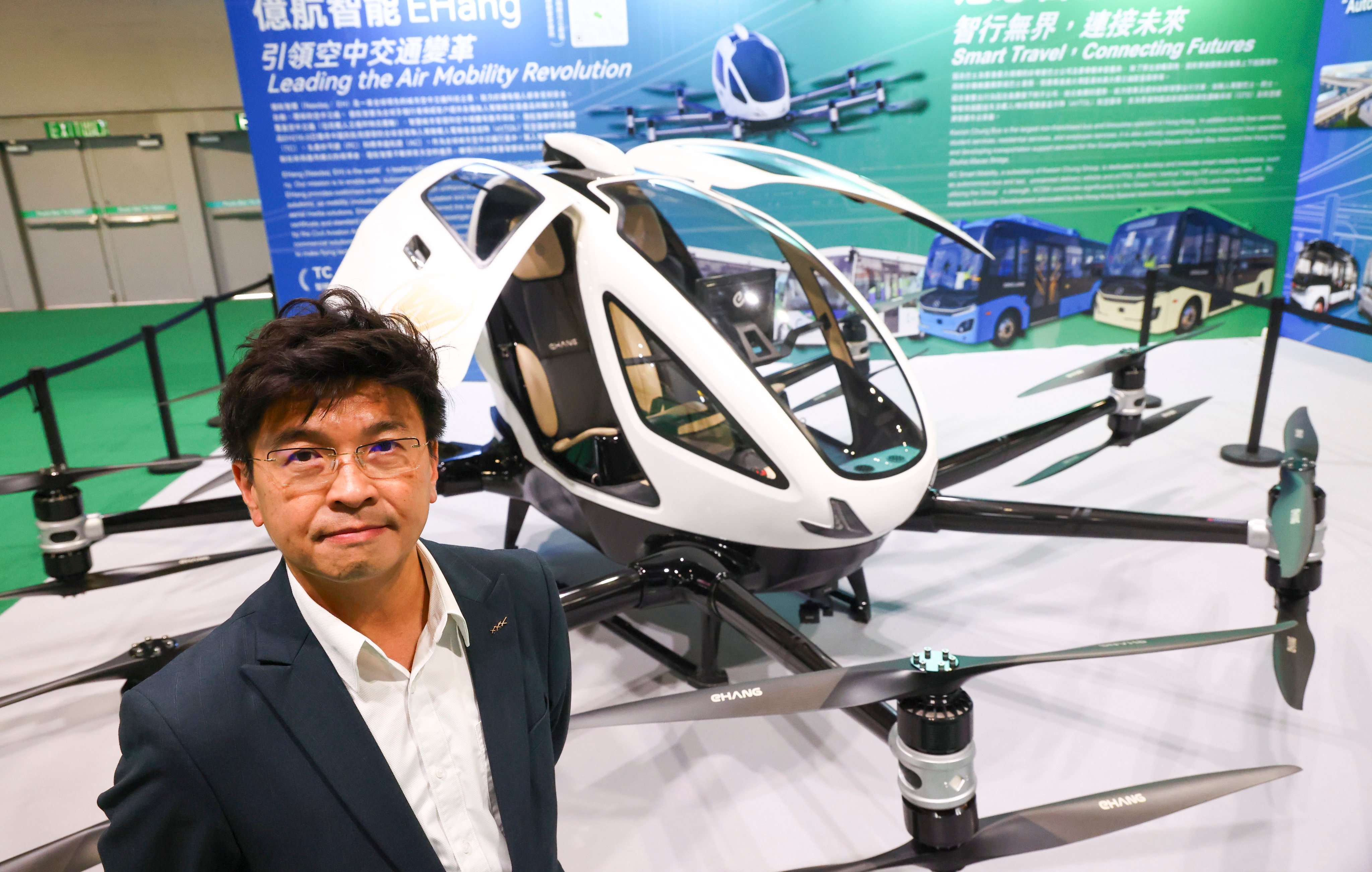 Kwoon Chung Smart Mobility managing director Rex Wong at AsiaWorld-Expo. Photo: Dickson Lee