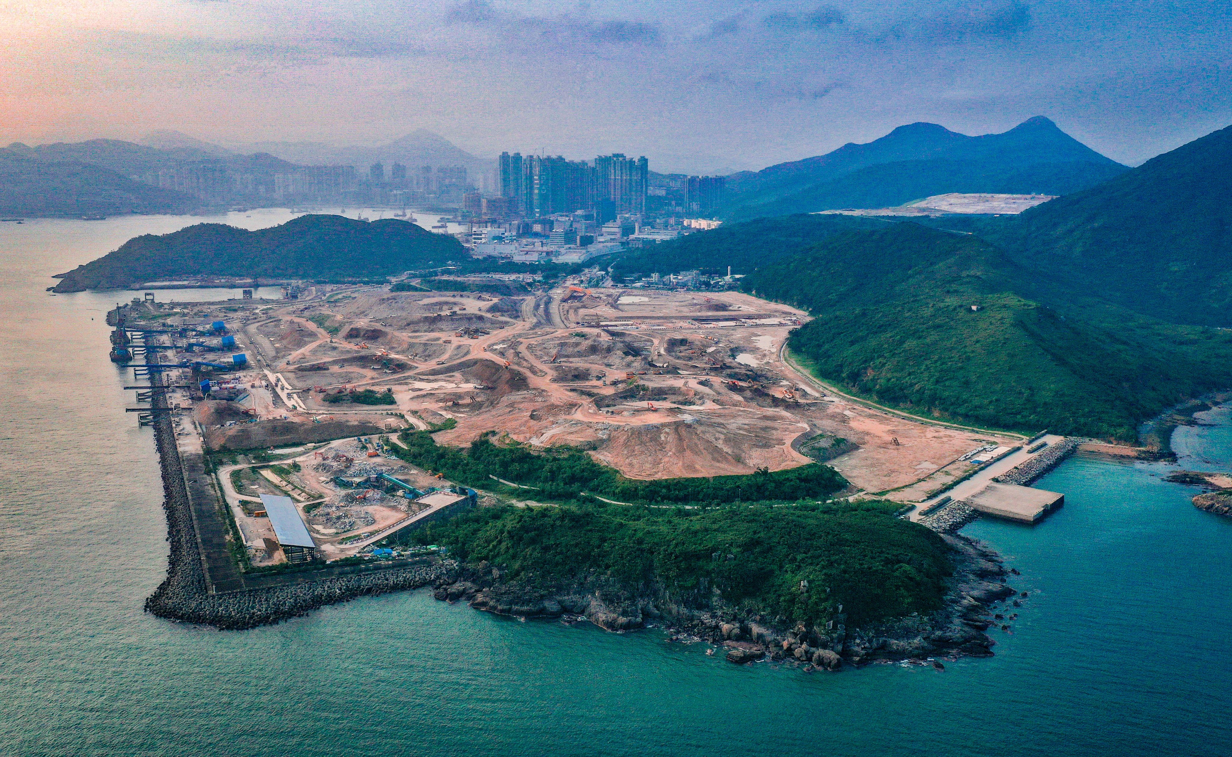 Area 137 in Tseung Kwan O. The site is part of government plans to create several waste-handling facilities. Photo: Martin Chan