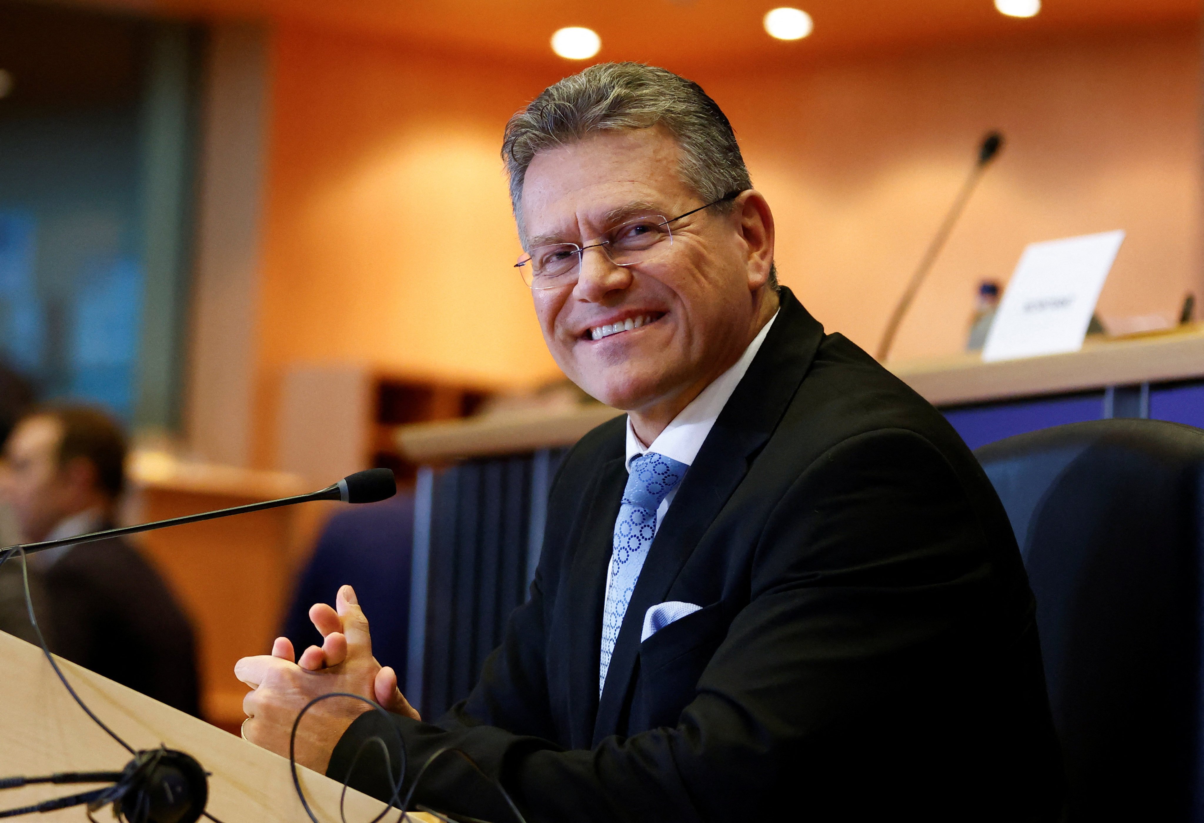 Maros Sefcovic, the nominee to become the European Union’s trade and economic commissioner, is seen as a close ally of EU chief Ursula von der Leyen. Photo: Reuters