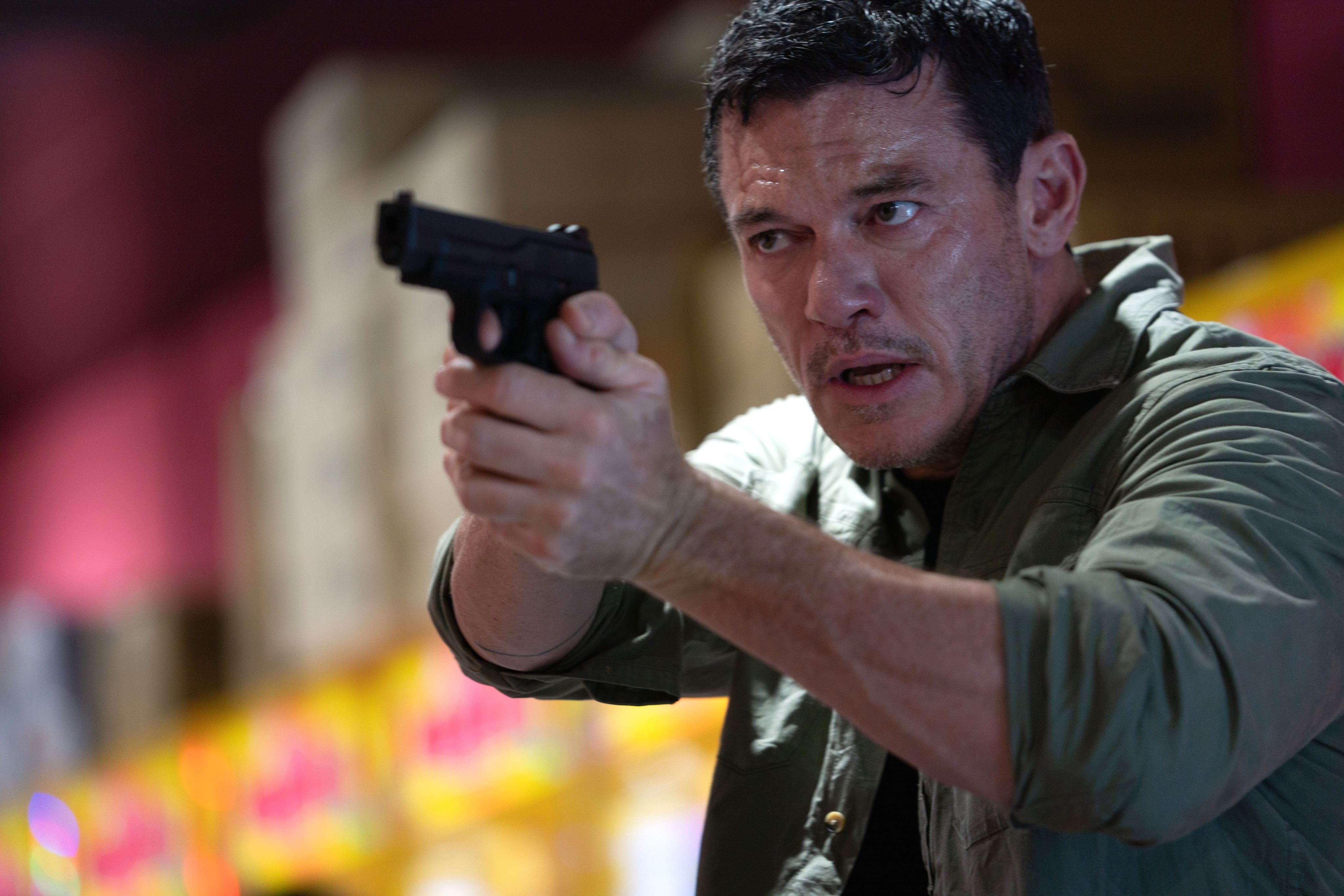 Luke Evans in a still from Weekend in Taipei.