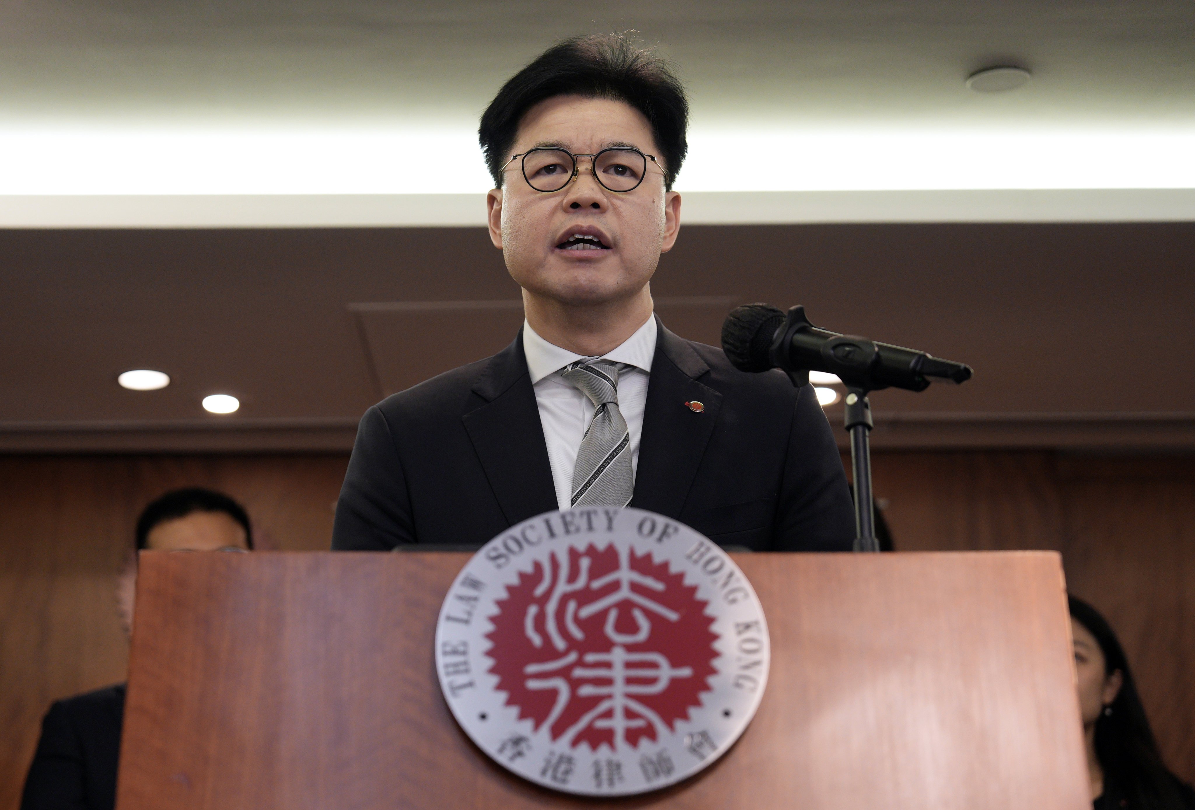 Roden Tong, president of the Law Society of Hong Kong, says an investigation committee dealt with complaints linked to the protest fund. Photo: Harvey Kong