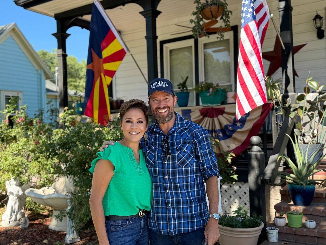 Meet videographer Jeff Halperin, Republican politician Kari Lake’s husband. Photo: @karilake/Instagram