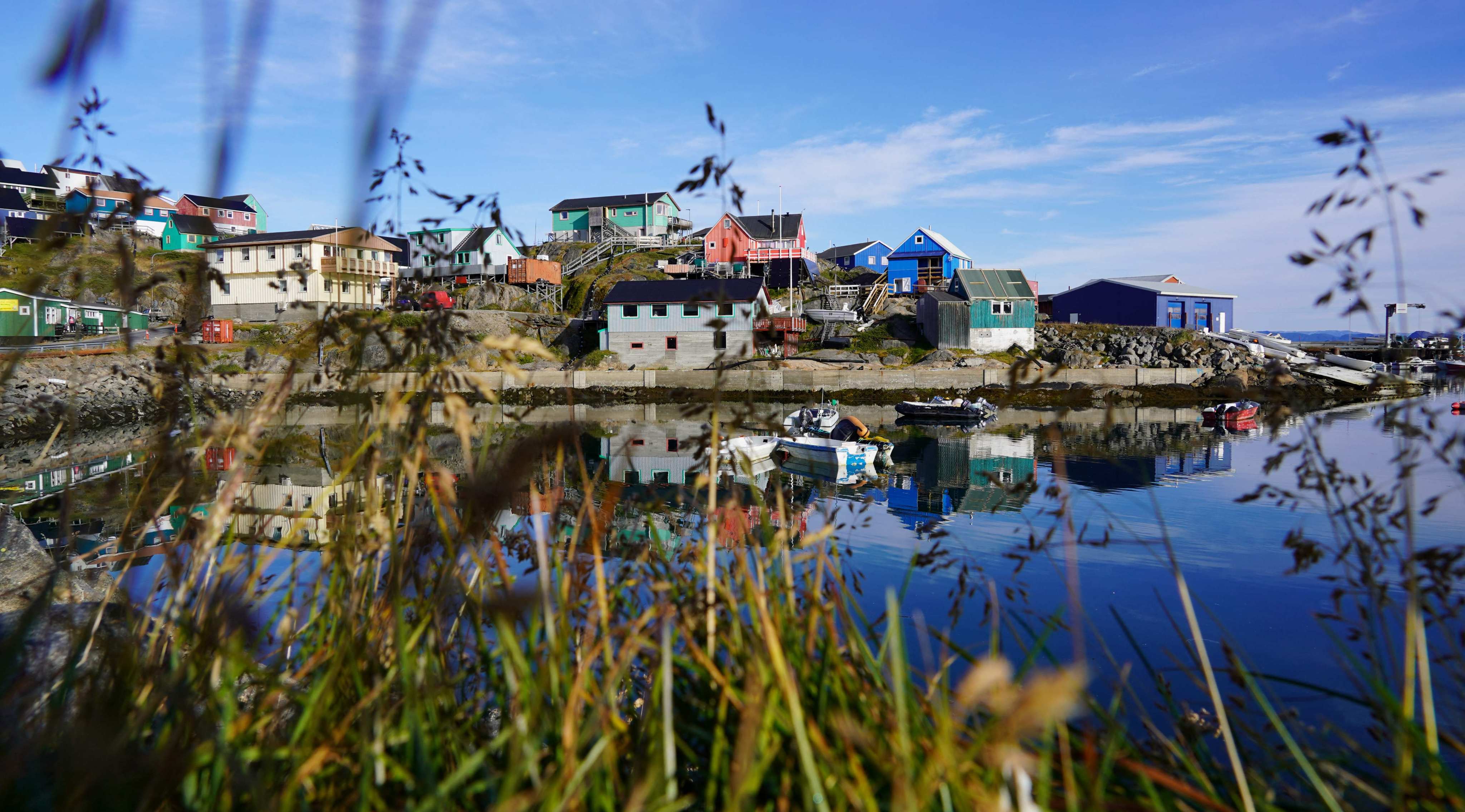 The Old Colonial Harbour in Nuuk, Greenland’s capital. A new runway at Nuuk airport that can accommodate international flights is expected to lift the tourism sector, at the risk of inundating the infrastructure and fragile ecosystem of the Arctic island. Photo: AFP