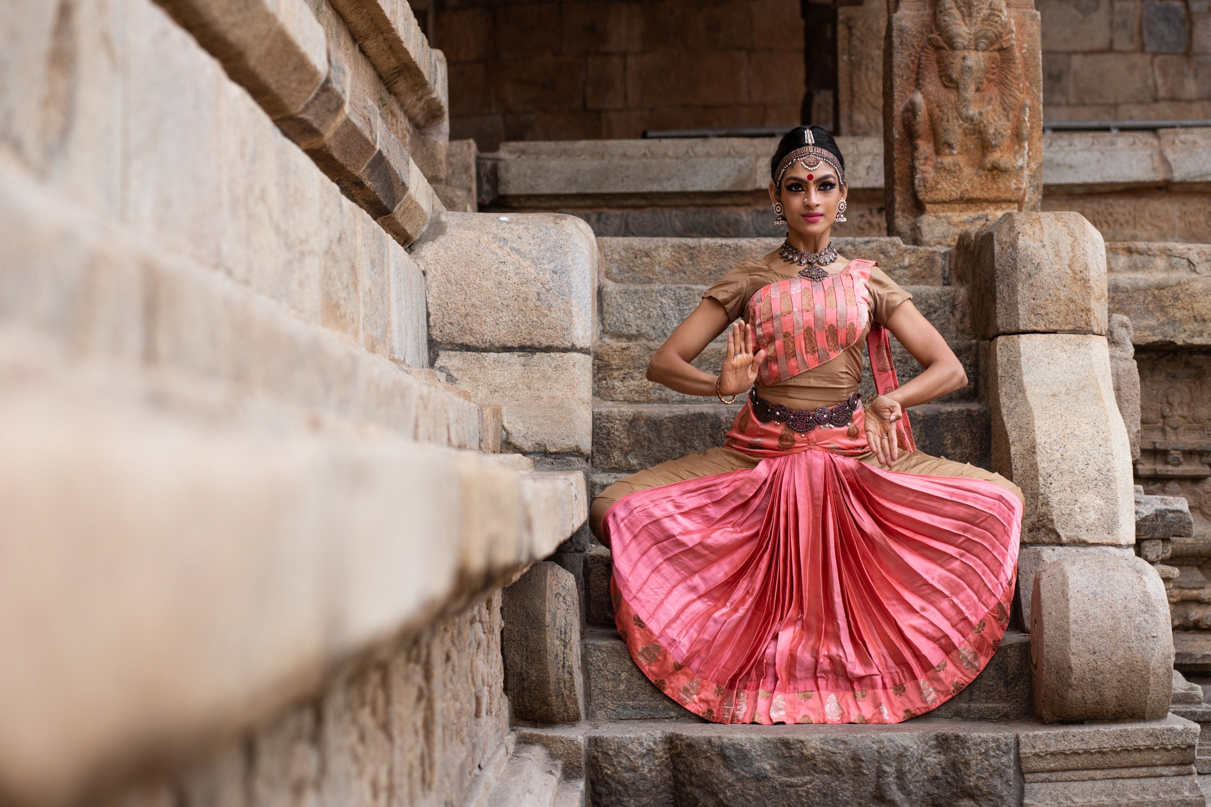 Kādal Kaḍal: Endless Love, a dance choreographed, directed and performed by Rukmini Vijayakumar (pictured), is part of the 2024 India by the Bay festival programme in Hong Kong. Photo: courtesy of India by the Bay