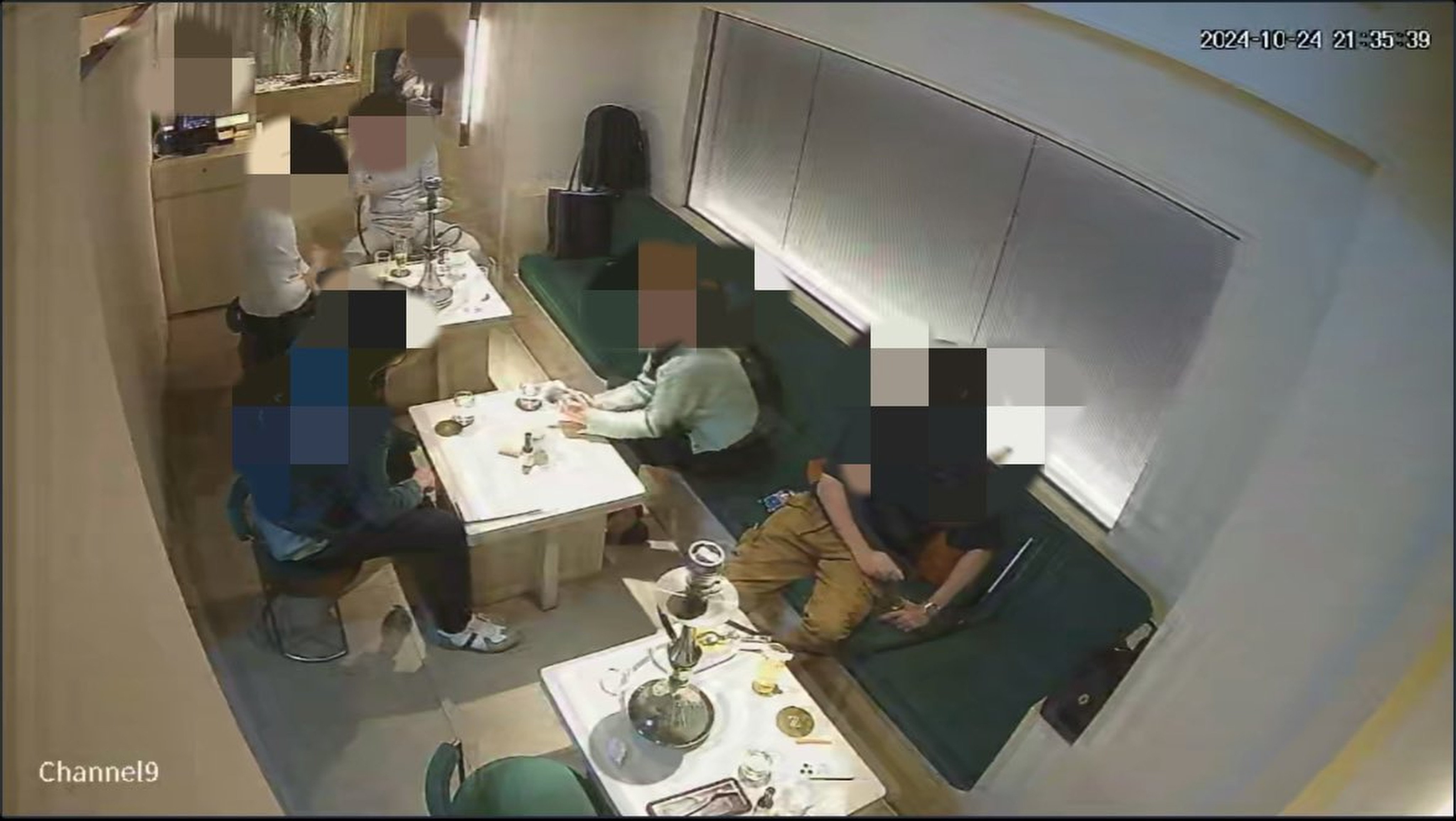 The woman’s social media post detail the allegations included what appeared to be CCTV footage of the man (bottom right) spiking her drink. Photo: X/hananotsorry