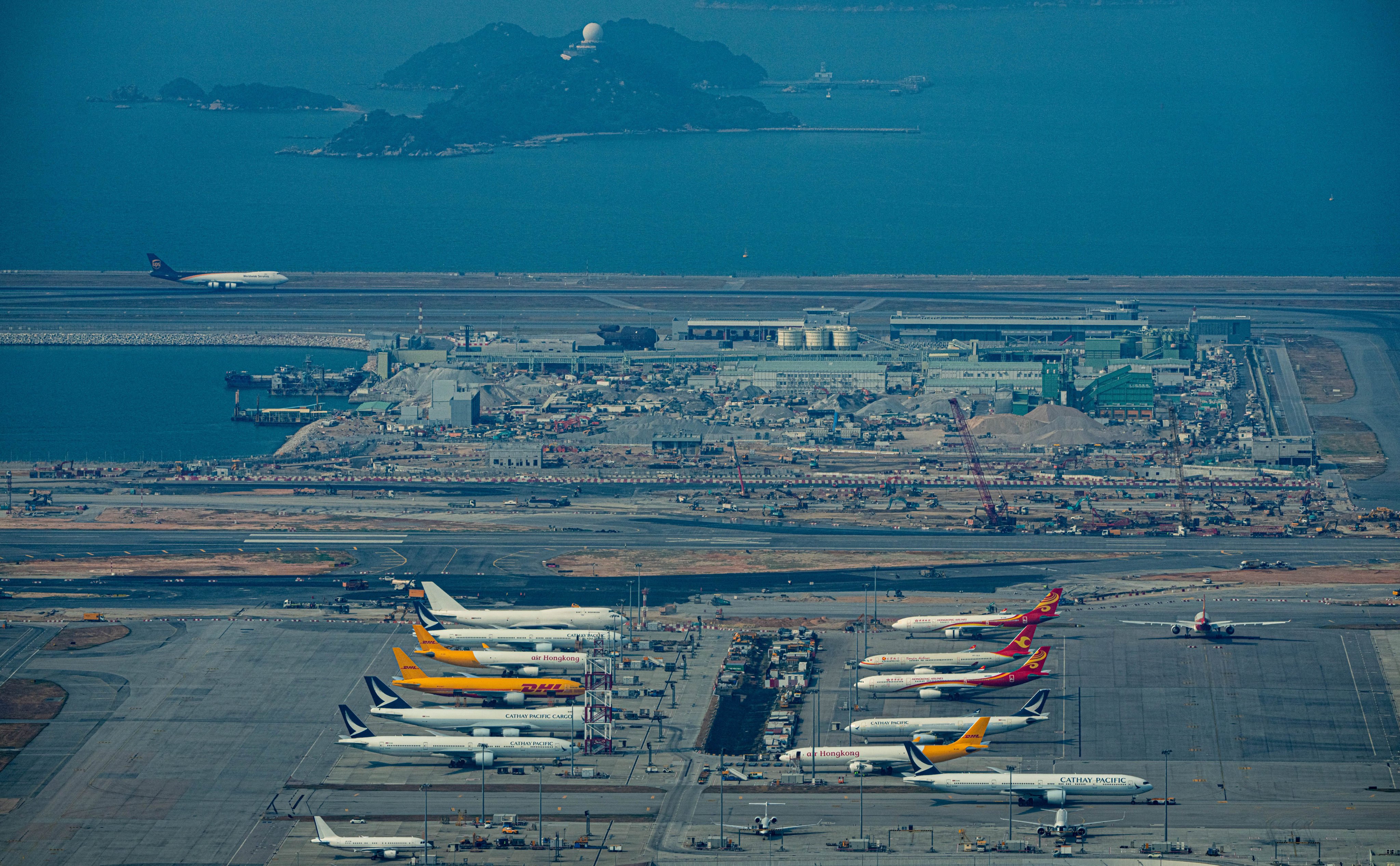 The three-runway system at Hong Kong International Airport will begin operations on November 28. Photo: Sam Tsang