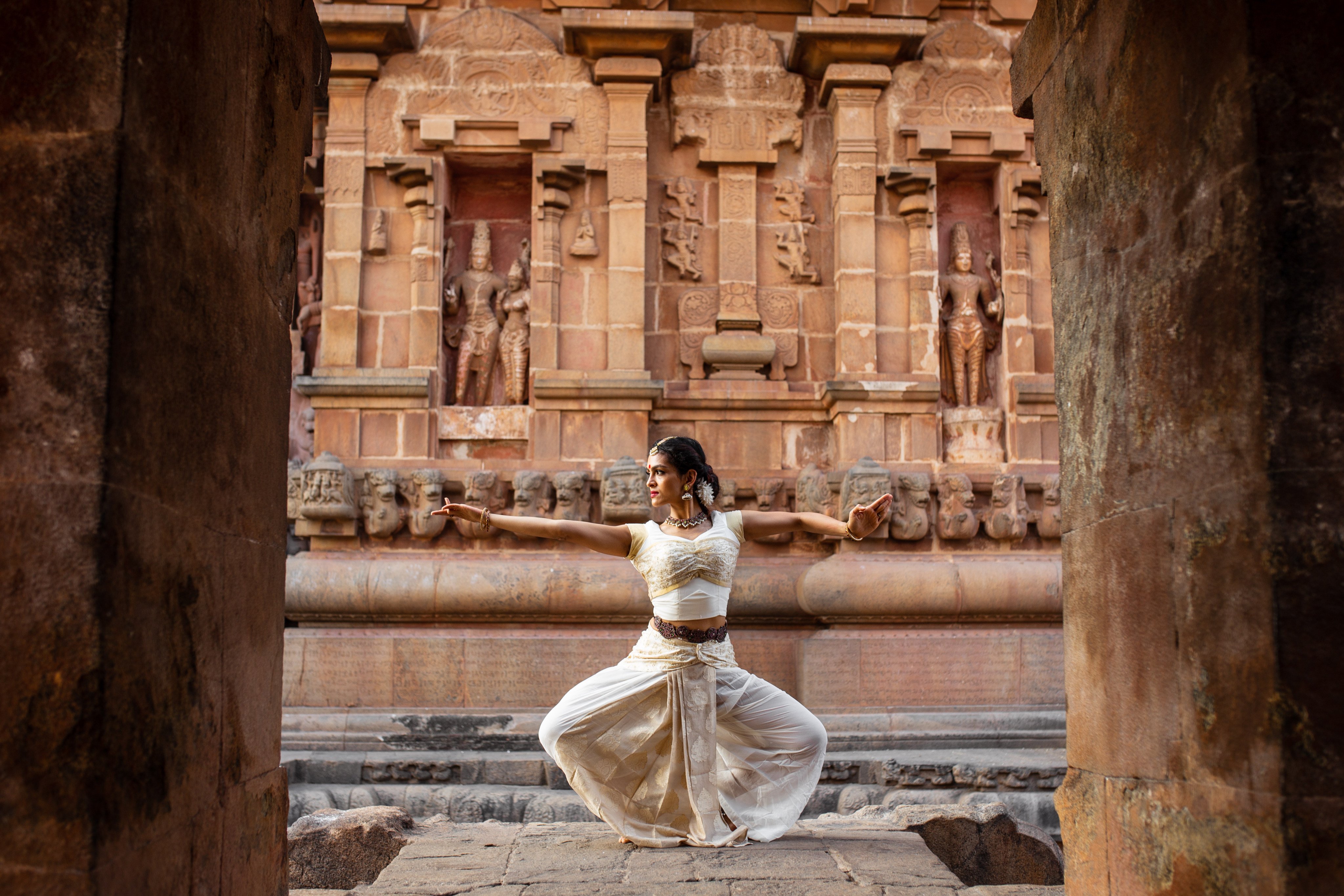 Kādal Kaḍal: Endless Love, a dance by Rukmini Vijayakumar (pictured) is part of the 2024 India by the Bay programme. Photo: courtesy of India by the Bay